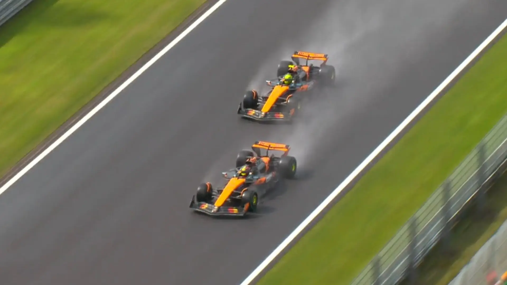 Piastri derrota a Norris en el insípido esperpento de la F1 bajo la lluvia en Bélgica; Alonso y Sainz se quedan sin puntos