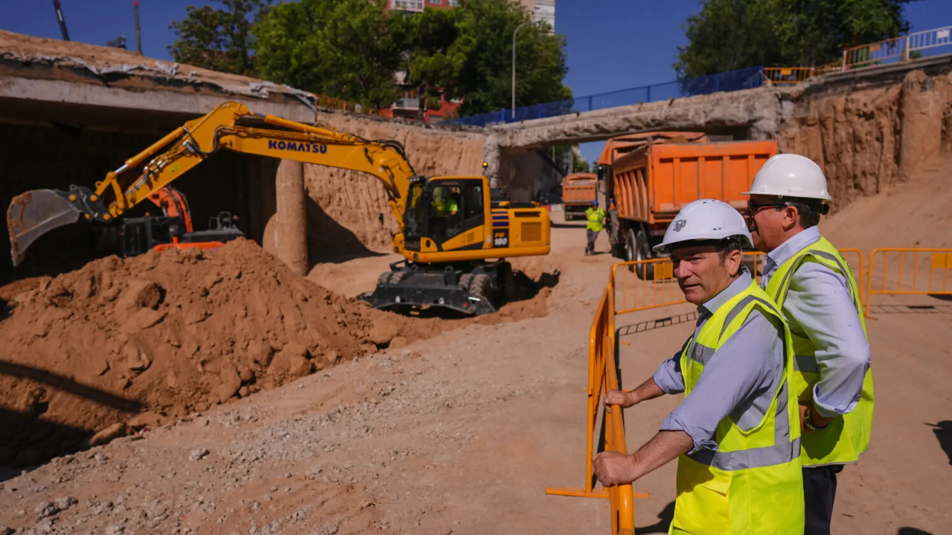 La A-5 entra en fase de excavación: el tráfico se desvía en Sanchorreja y cierran los pasos de Parque de Atracciones y Batán