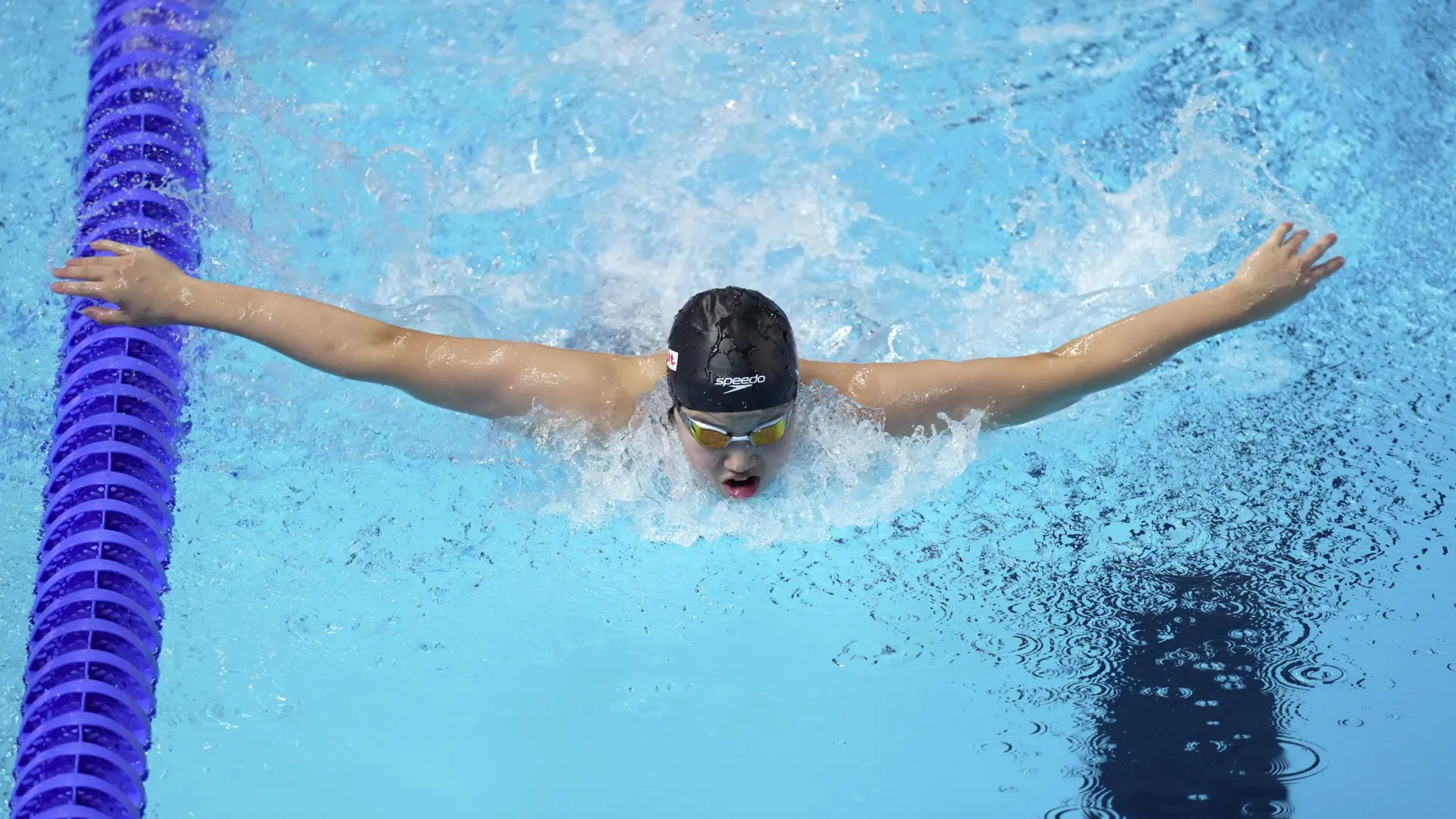 Zidi Yu, la perla china de la natación con solo 12 años, se cuelga el bronce en el relevo 4×200