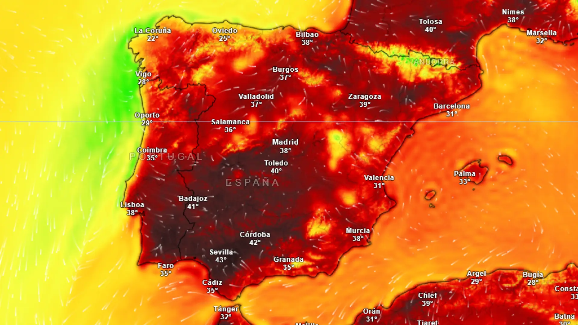 España afronta el último día de la ola de calor con todas las comunidades en alerta y varios incendios fuera de control
