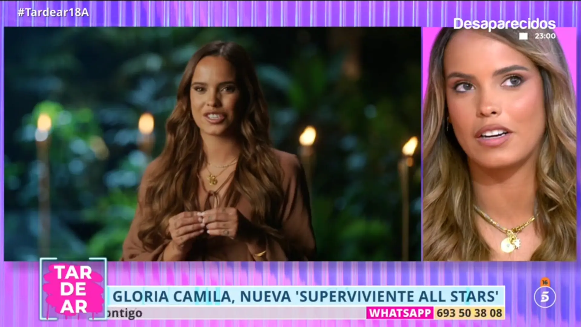 Gloria Camila confirma su participación en 'Supervivientes All Stars': "Voy  con más fuerza mental"