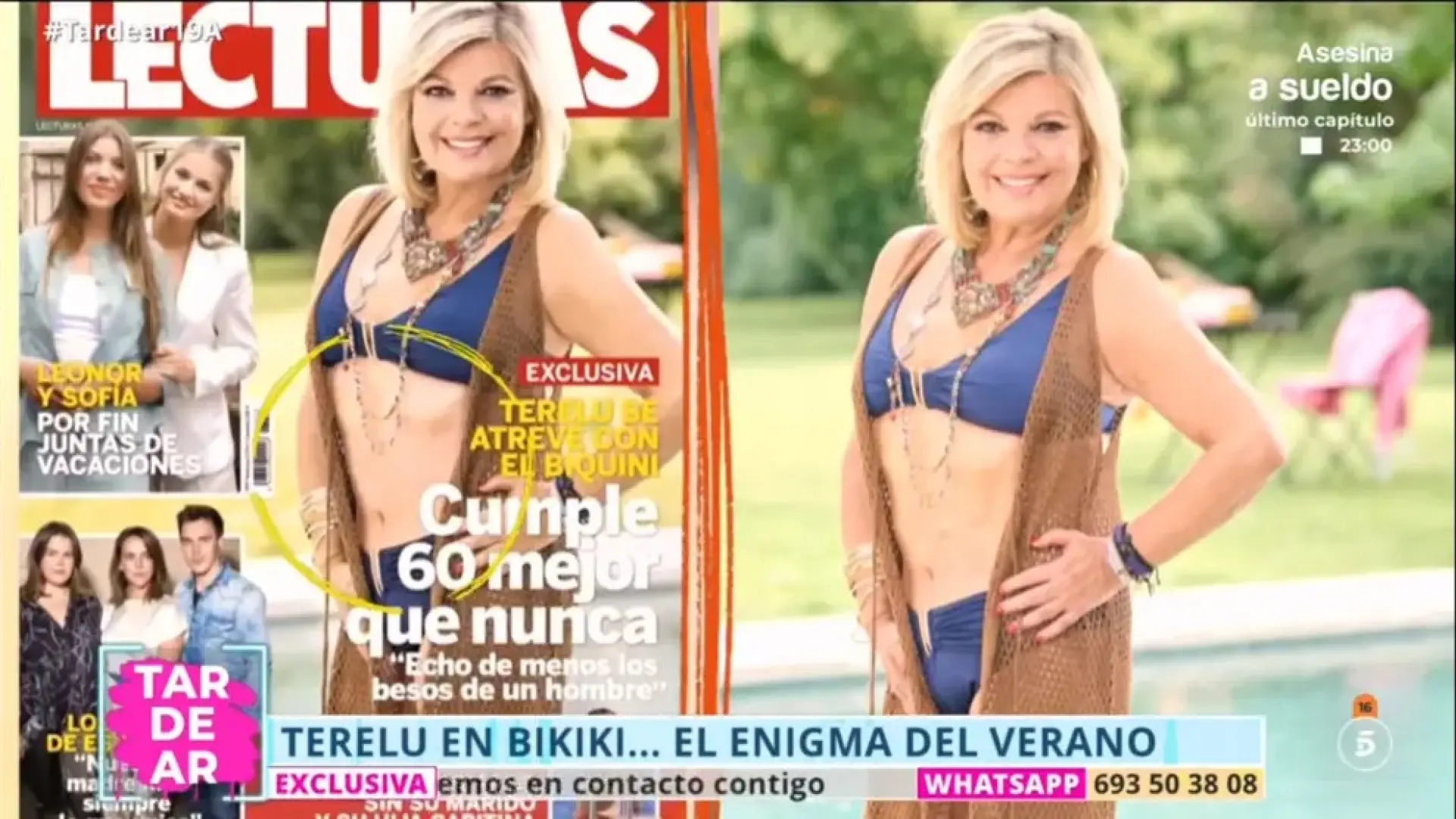'Lecturas' muestra su portada de Terelu Campos sin retoques: "Está mejor en la original"