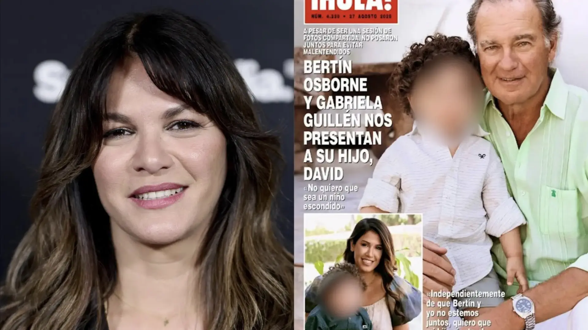 Fabiola Martínez reacciona a la portada de Bertín Osborne junto a su hijo: "Yo estoy fenomenal"