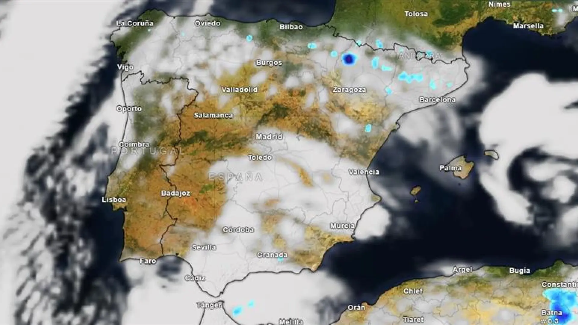 Una DANA llega en las próximas horas con fuertes tormentas y viento: estas son las zonas que esperan peor tiempo