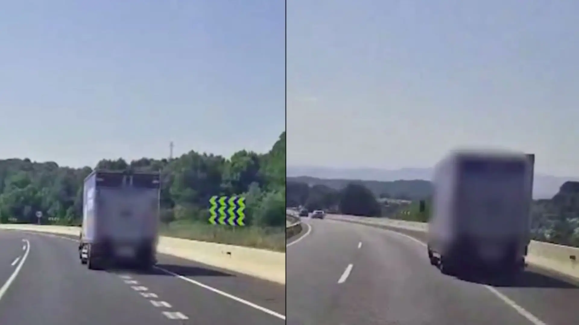 
         El impactante vídeo de un camionero ebrio en la A-2 realizando una conducción temeraria 
    