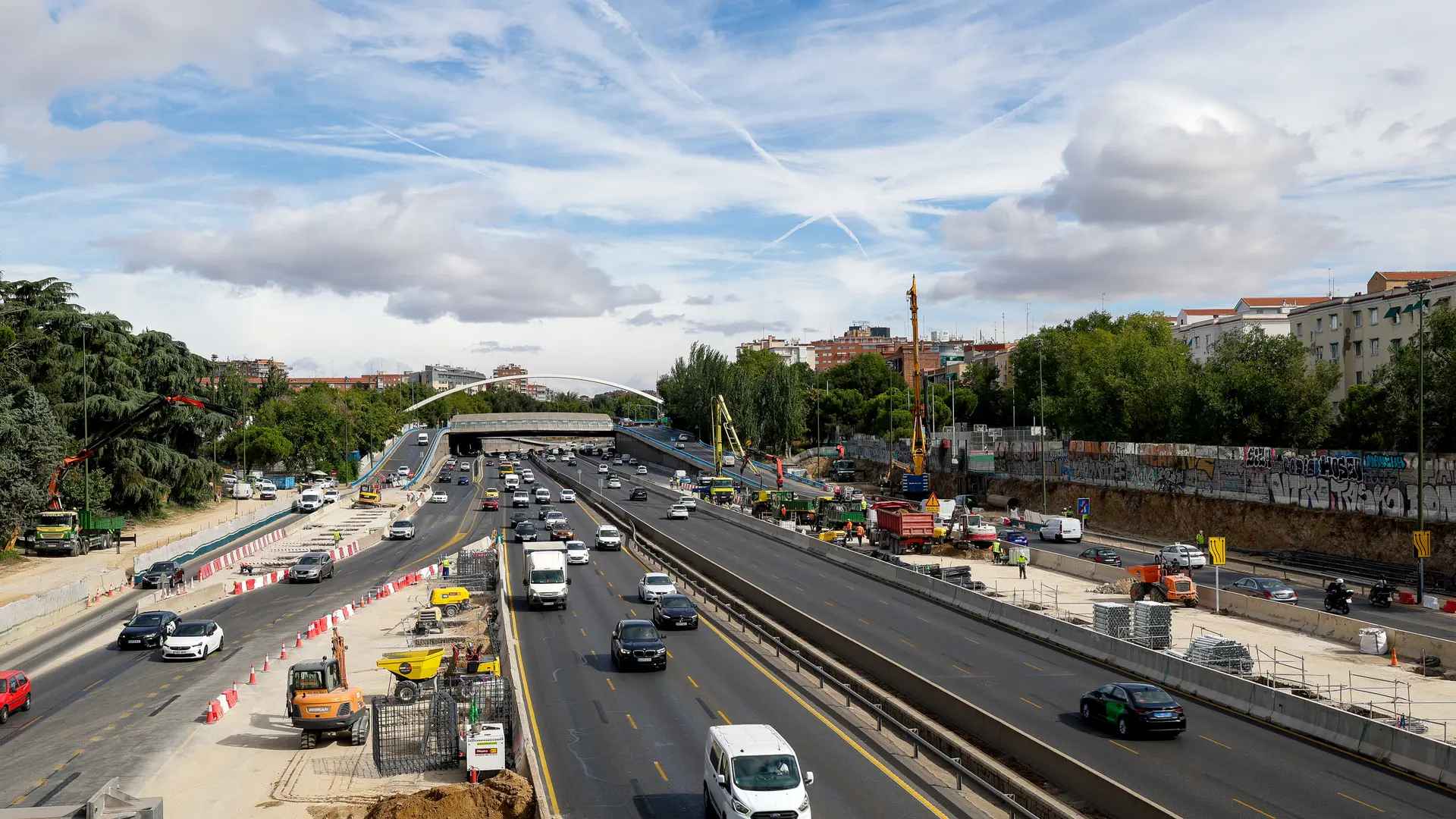 Las soluciones presentadas por el Ayuntamiento de Madrid para mitigar los atascos por las obras