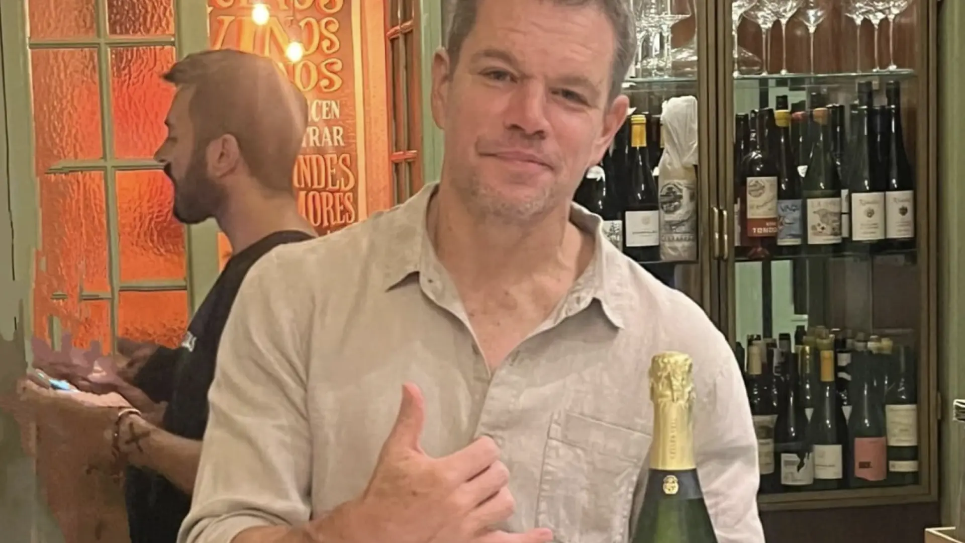 El restaurante que enamoró a Matt Damon en su visita a España: dejó una nota al propietario
