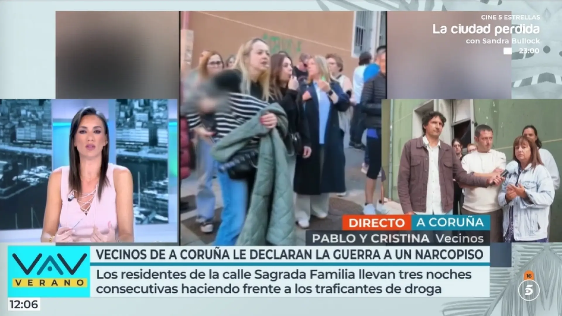 Los vecinos de A Coruña plantan cara a un narcopiso: "Si le pasa algo a nuestros hijos habrá una desgracia"