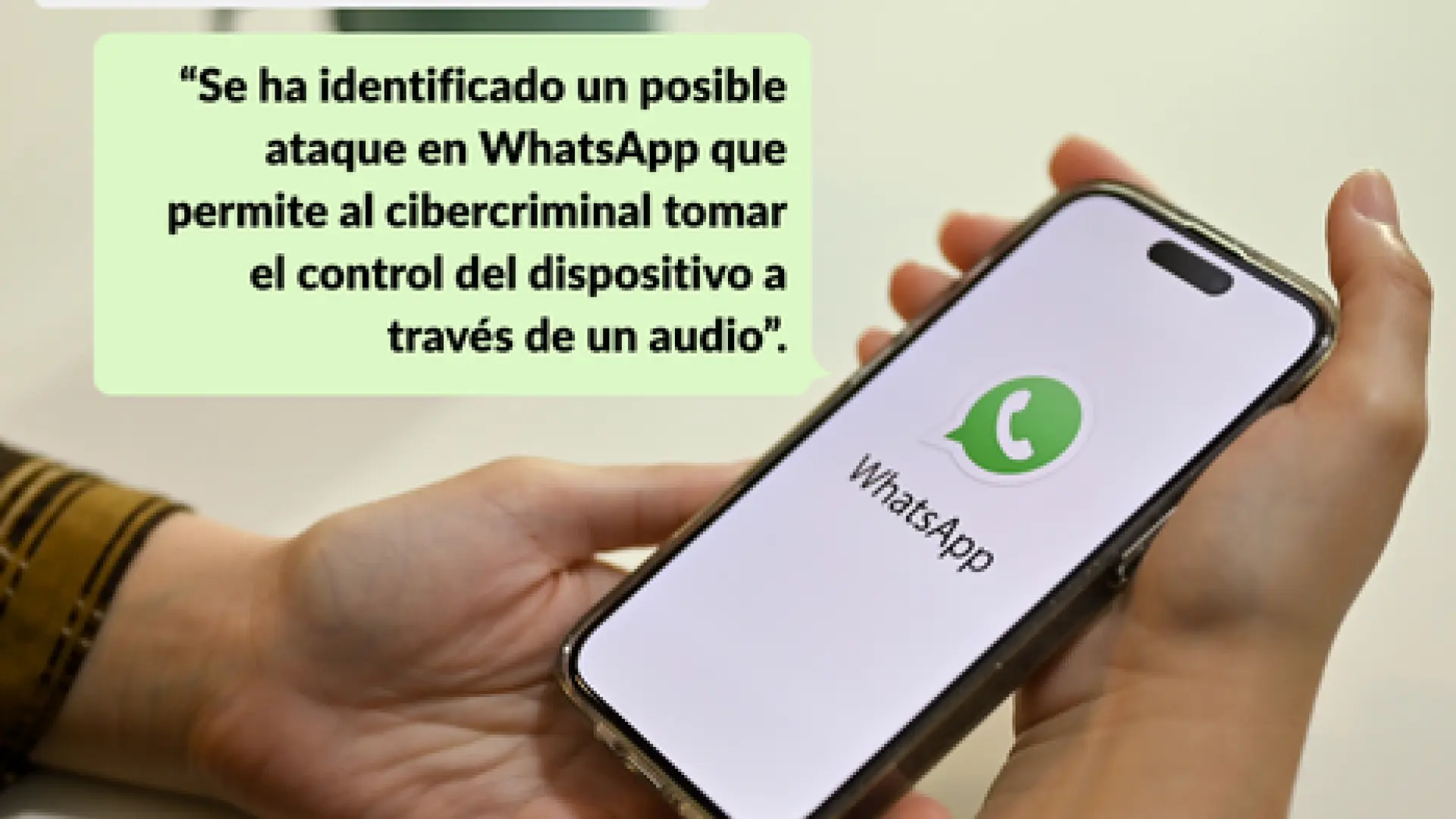 No hay constancia de que puedan controlar tu móvil con un audio de WhatsApp