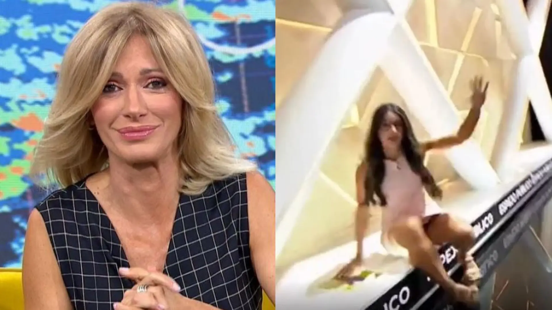 La reacción de Susanna Griso a la aparatosa caída de una reportera en pleno directo: "¡Ay, ay, ay! ¡Por favor!"