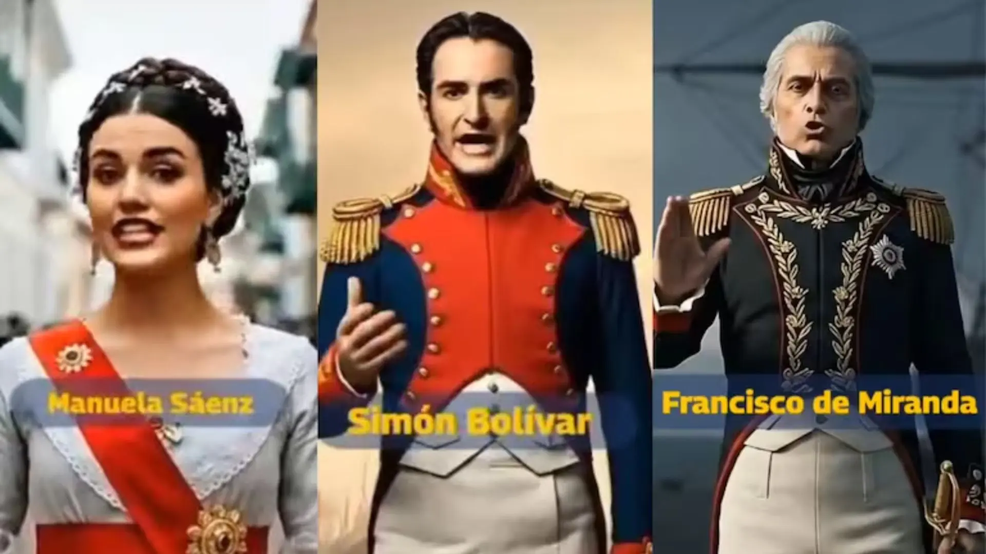 Maduro resucita con IA a Simón Bolívar para reclutar milicianos ante la "amenaza" de EEUU