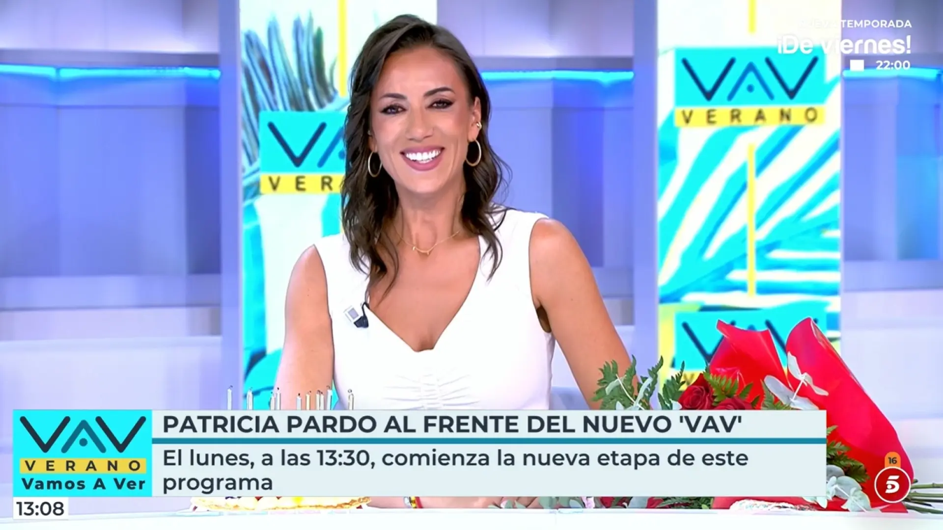 Patricia Pardo celebra, emocionada, su cumpleaños y despide la edición de verano de 'Vamos a ver': "No puedo ni hablar"