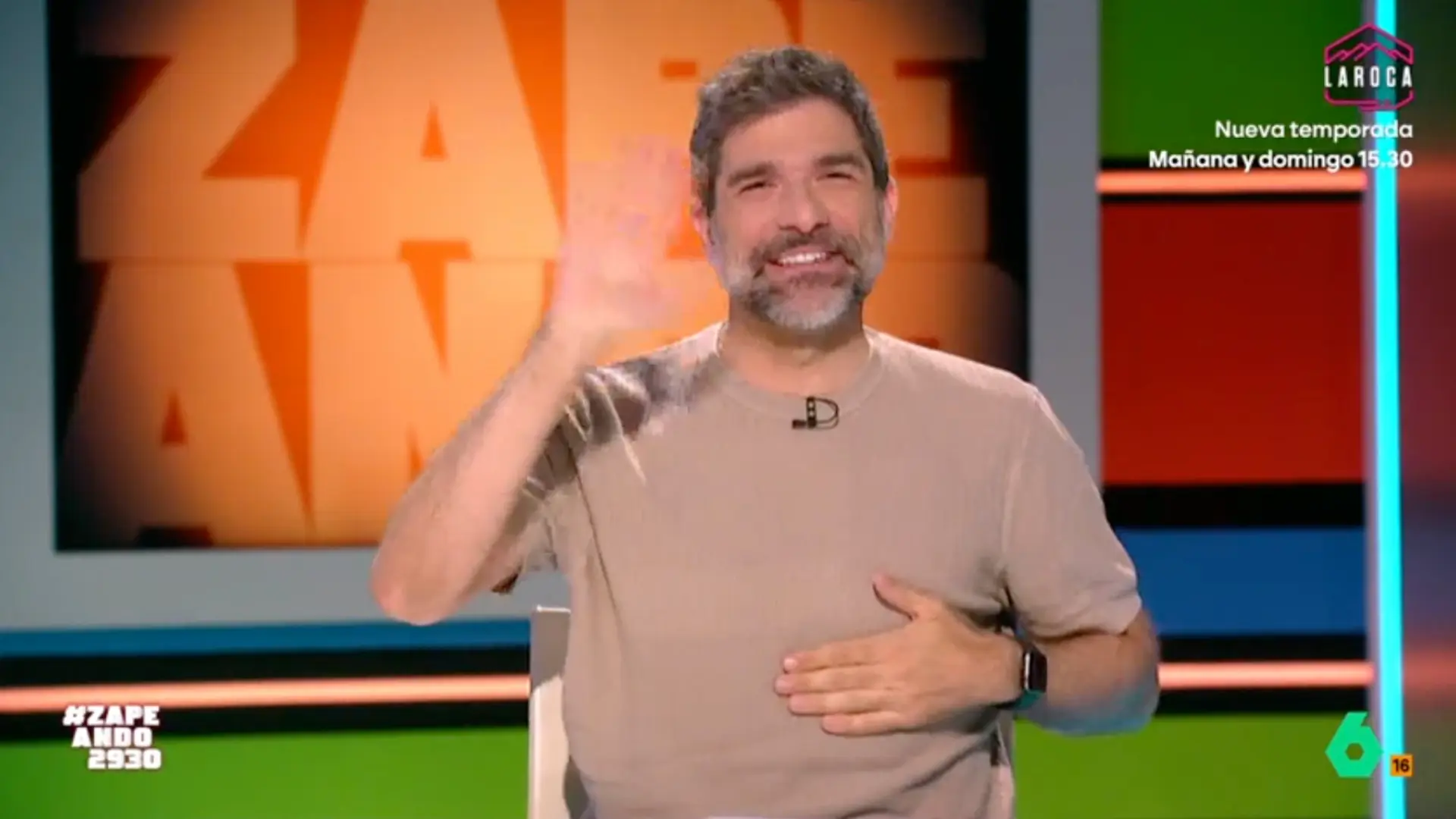 Nacho García se 'enfada' con el público de 'Zapeando': "Si os dice Dani que os tiréis por un barranco, ¿os tiráis?"