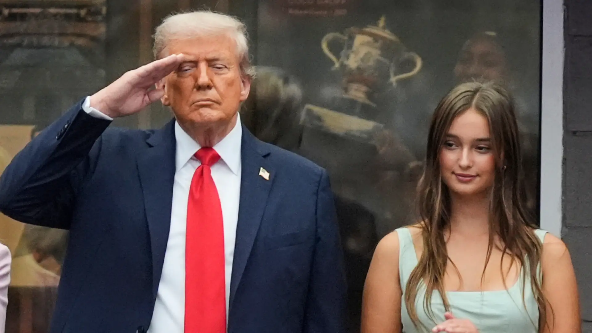 Arabella Rose, la desconocida nieta de Trump, se convierte en la protagonista del US Open (con permiso de Alcaraz) por su 'look'