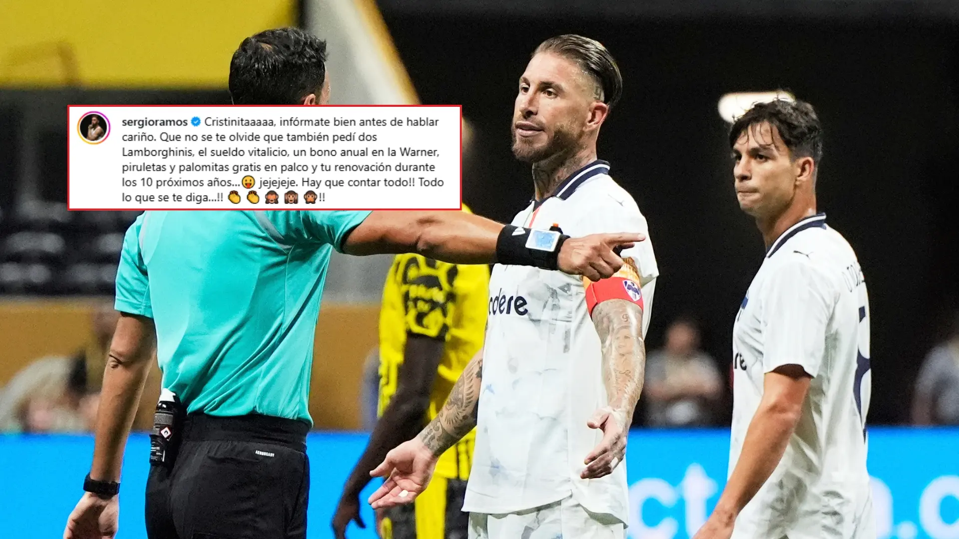 El enfado de Sergio Ramos por una noticia sobre cómo fue su salida del Real Madrid: "Infórmate bien antes de hablar, cariño"