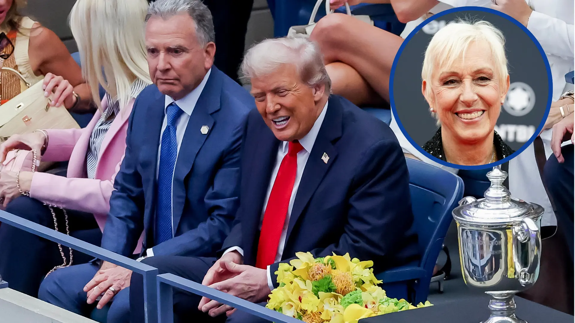 La leyenda Martina Navratilova celebra el rechazo del US Open a Donald Trump en la final Alcaraz - Sinner: "¡Está tan celoso!"