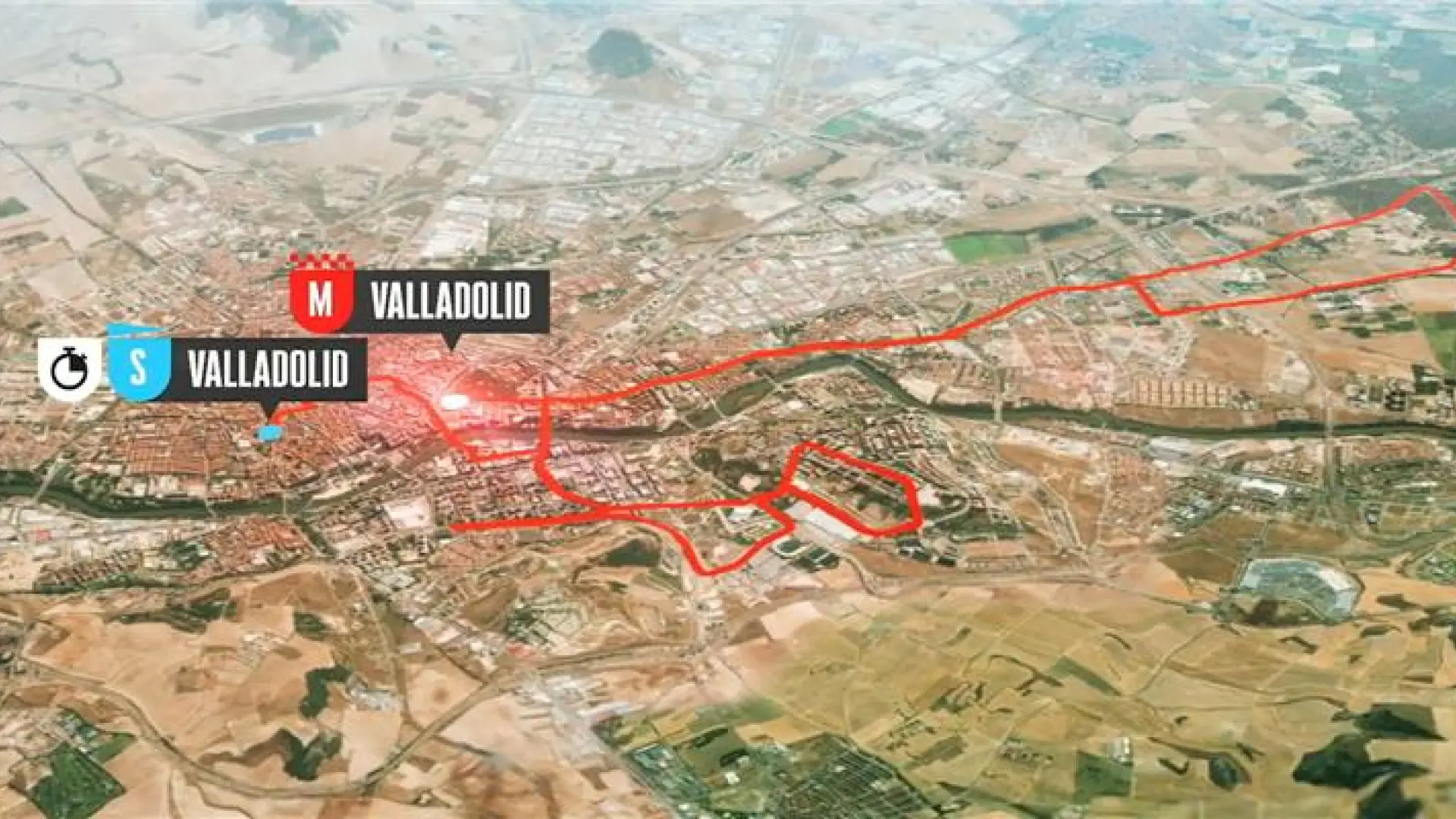 Estas son las calles cortadas al tráfico en Valladolid por la llegada de La Vuelta
