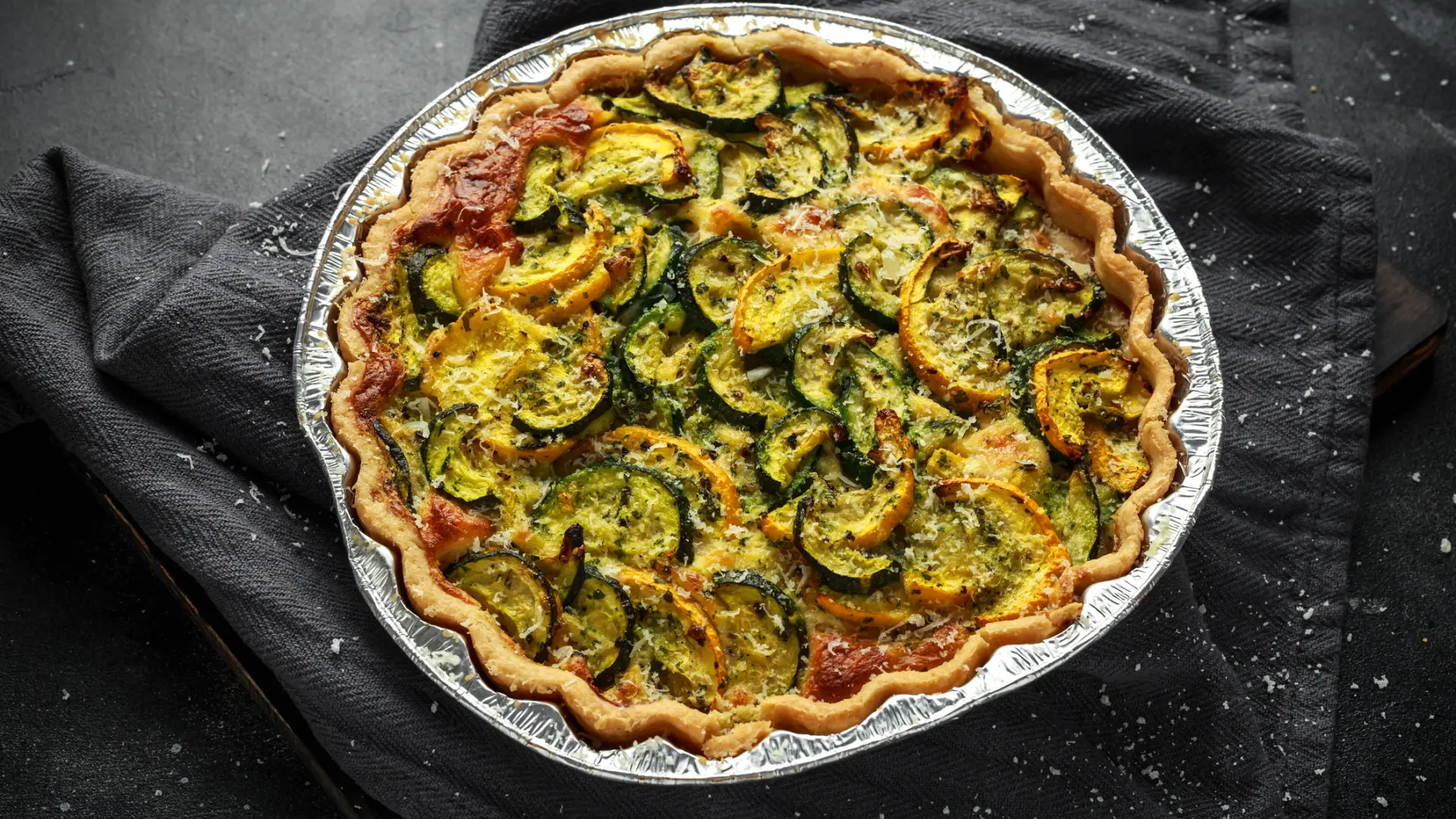 Quiche de calabacín: una receta esponja y muy fácil de preparar