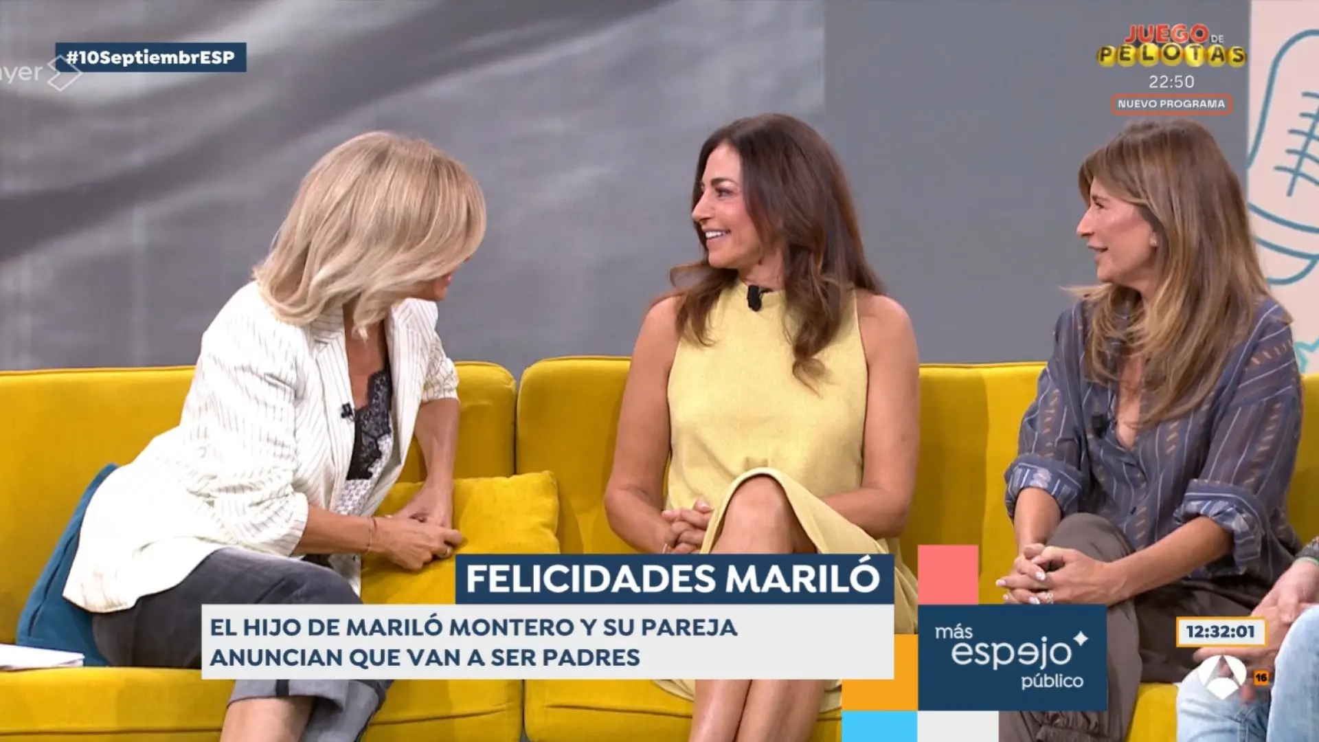 Mariló Montero anuncia que va a tener un nieto: "Tengo que buscar otra palabra, no voy a permitir que me llamen 'abuela'"