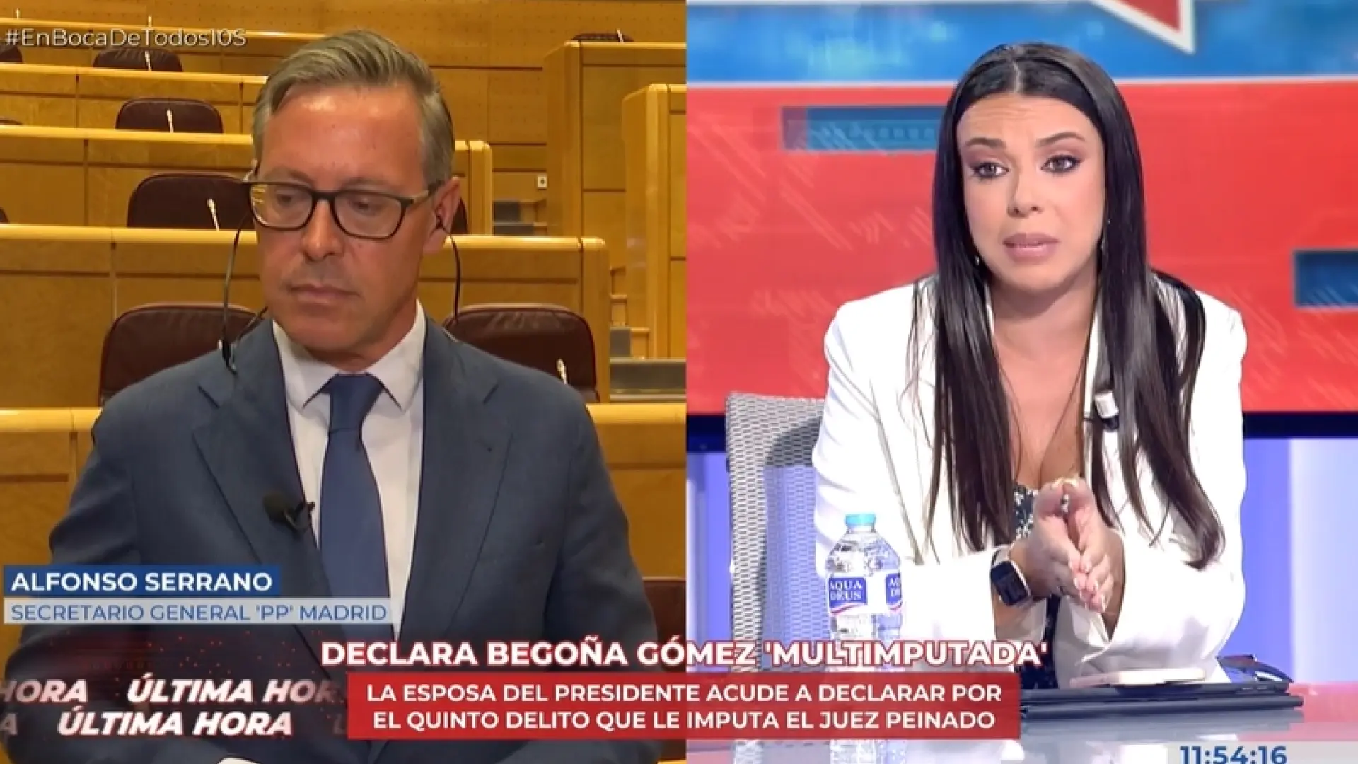 Tensión entre Sarah Santaolalla y el secretario general del PP de Madrid: "Hay quien falsifica currículums"