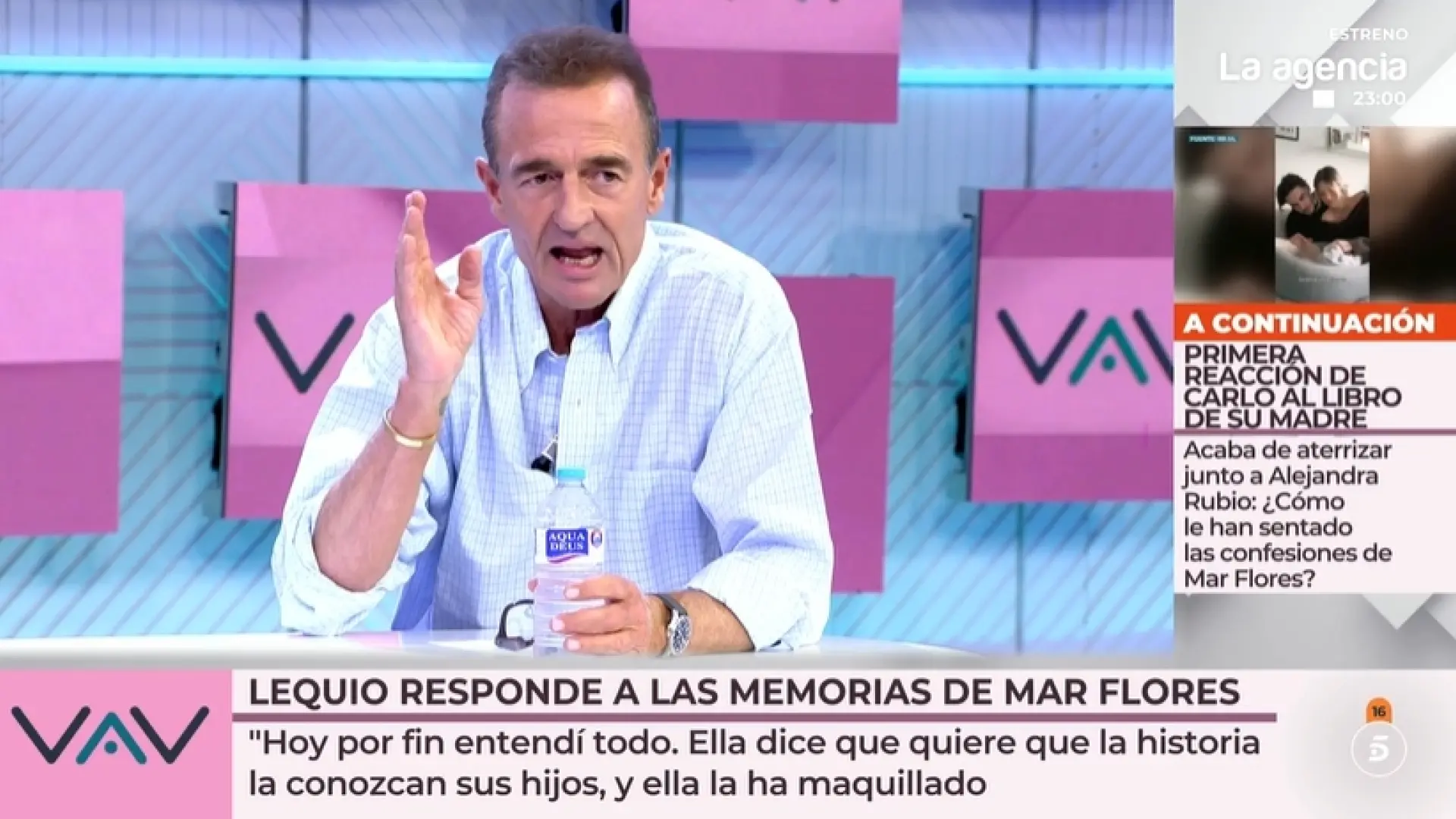 Alessandro Lecquio: "Desde el primer momento, yo sabía que compartía a Mar Flores con Fernando Fernández Tapias"