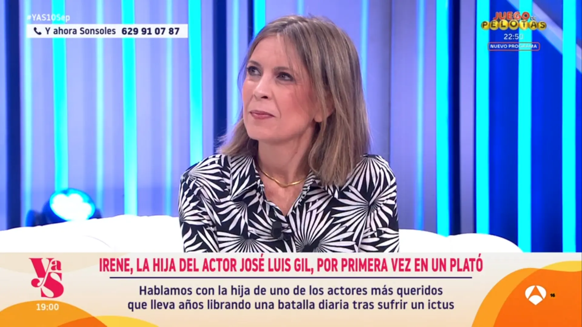 La hija de José Luis Gil concede una entrevista en televisión por primera vez: "Ya nada es igual, los médicos fueron demoledores"