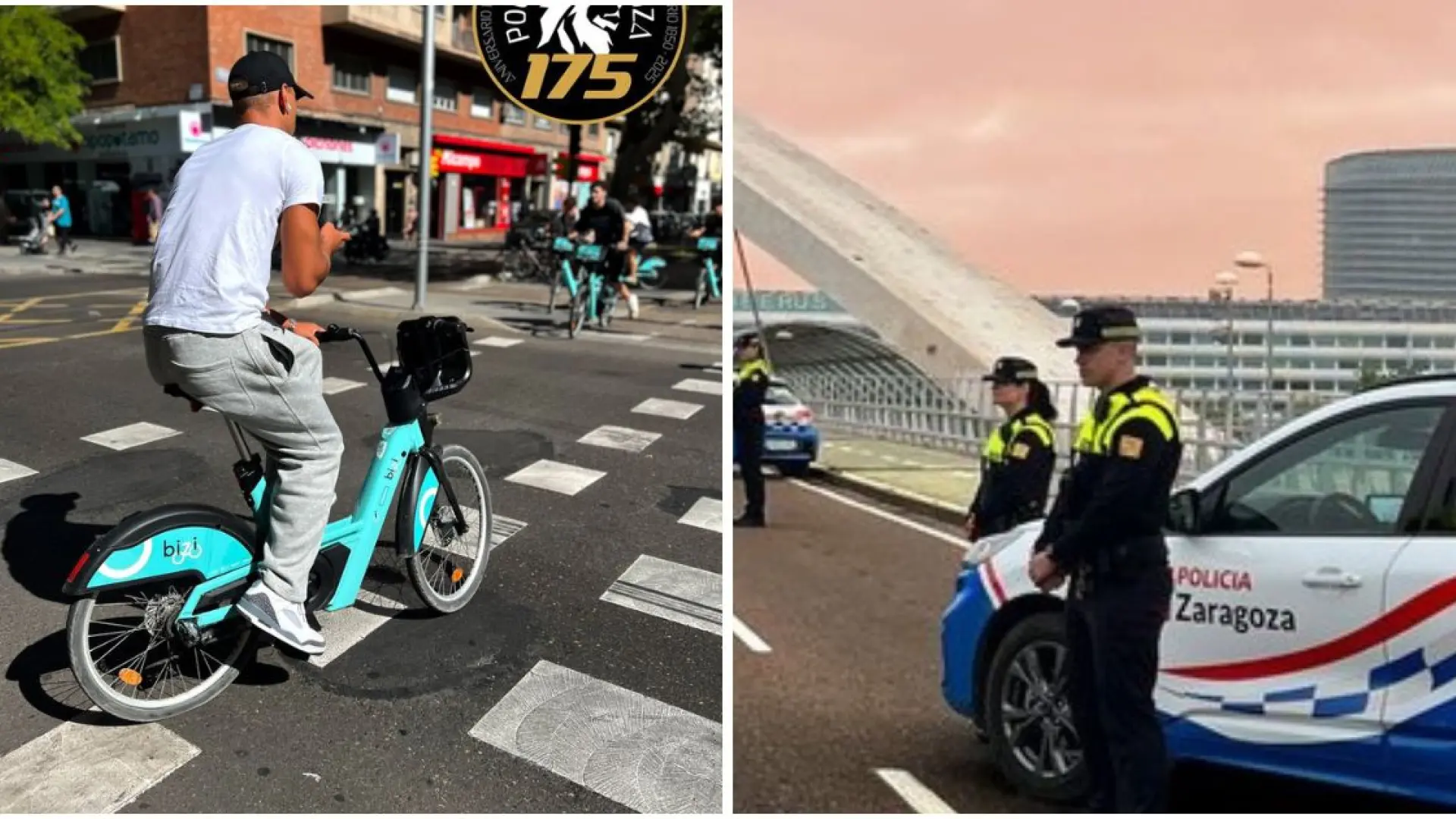 El nuevo reto de la Policía Local de Zaragoza en RRSS: "1,2,3… responda otra vez... ¿Qué infracciones ves?"