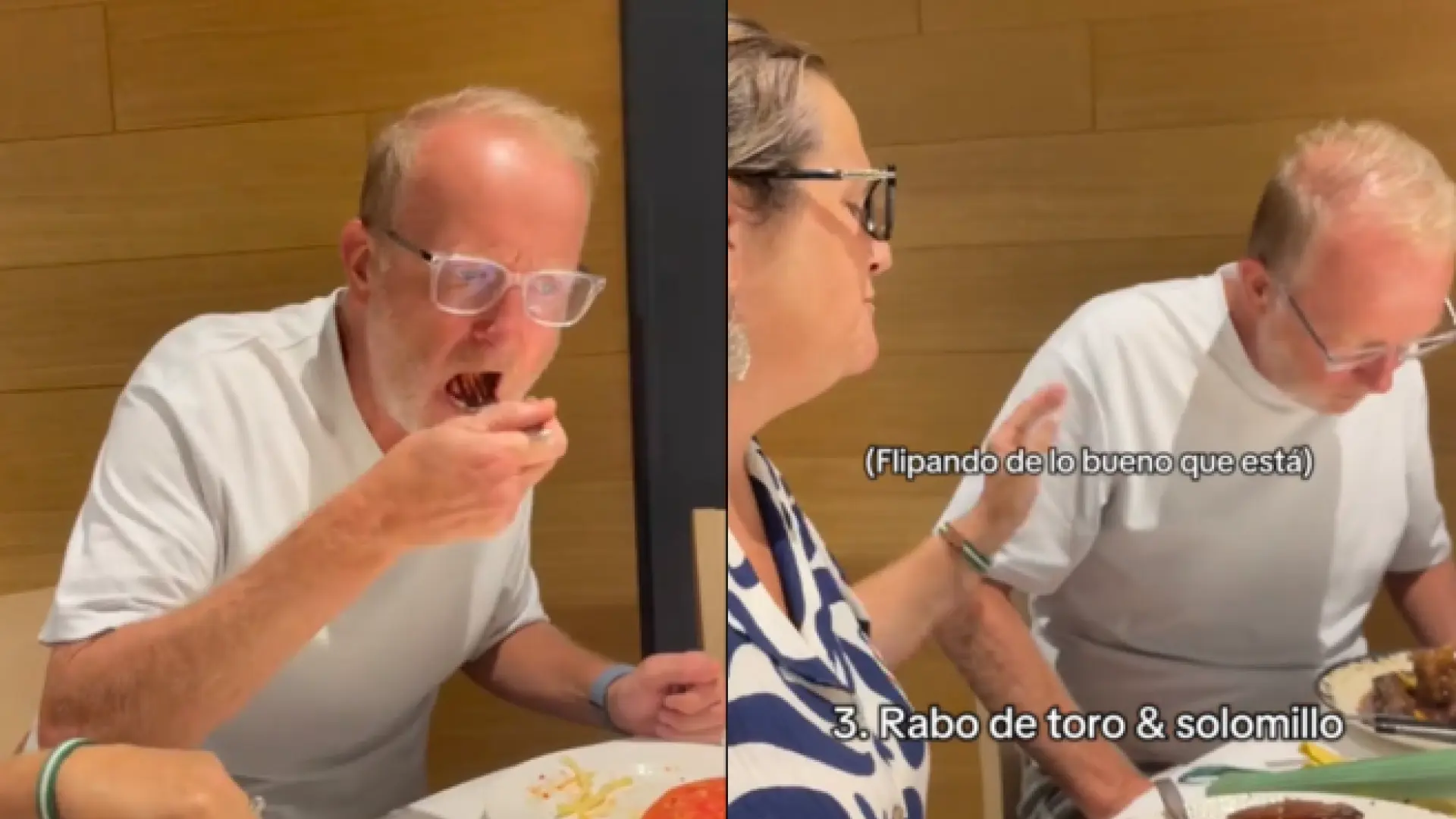 La alegría de una pareja de Estados Unidos al probar comida española: "Cada plato está mejor que el anterior"