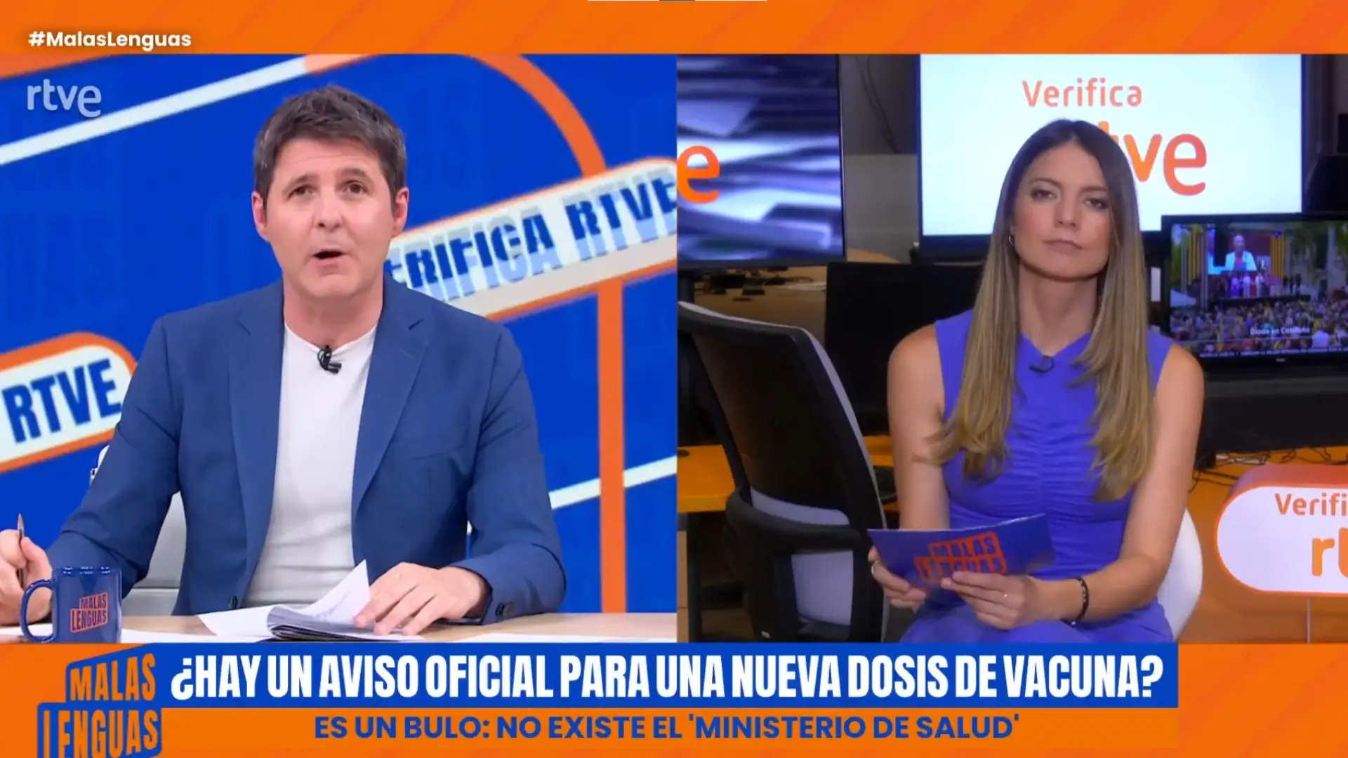 'Malas lenguas' desmiente el bulo de que el Gobierno está avisando de una nueva dosis de la vacuna contra la Covid