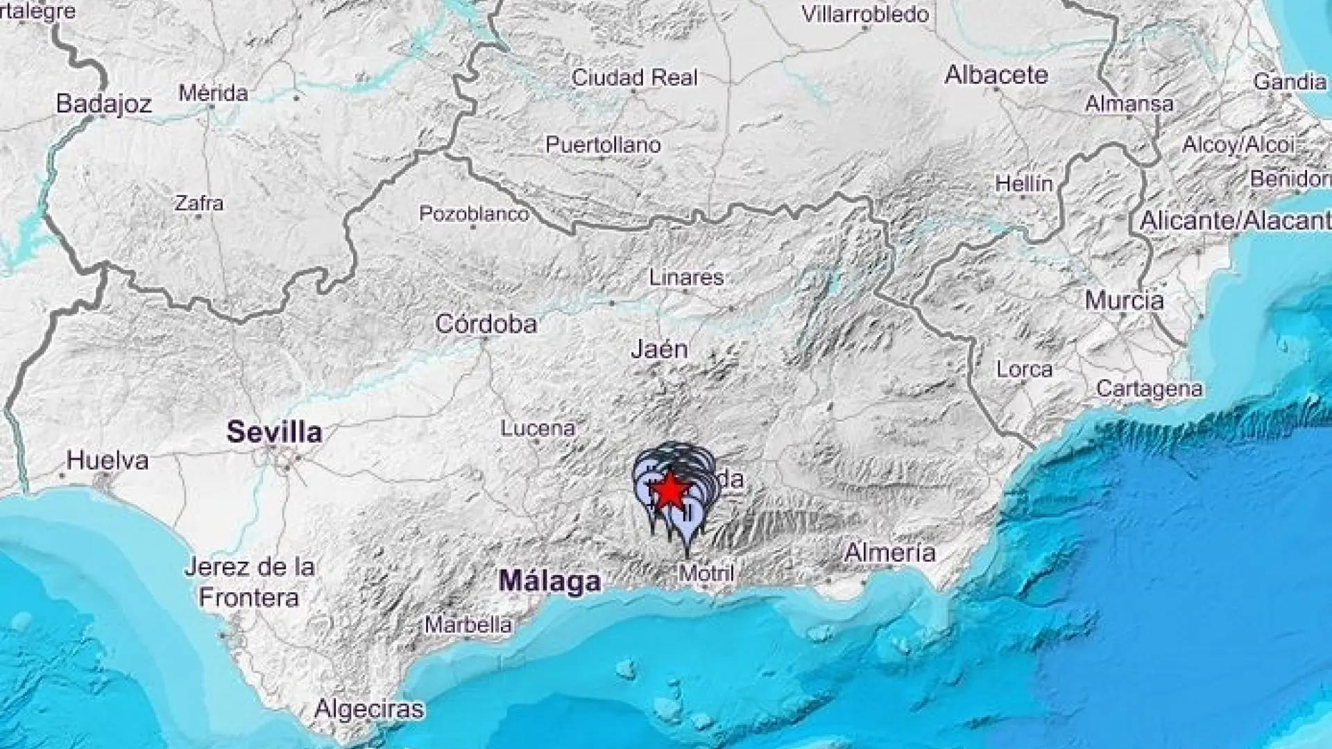 Terremoto en Granada de magnitud 3,1 y sentido en varios municipios