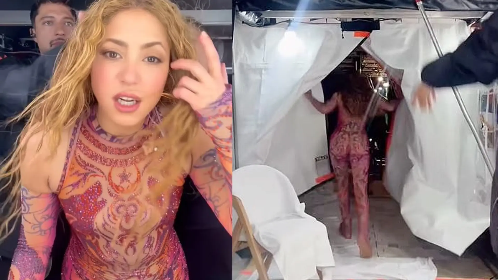 Shakira muestra cómo son sus cambios rápidos de vestuario en medio de sus conciertos... y son todo un 'show'