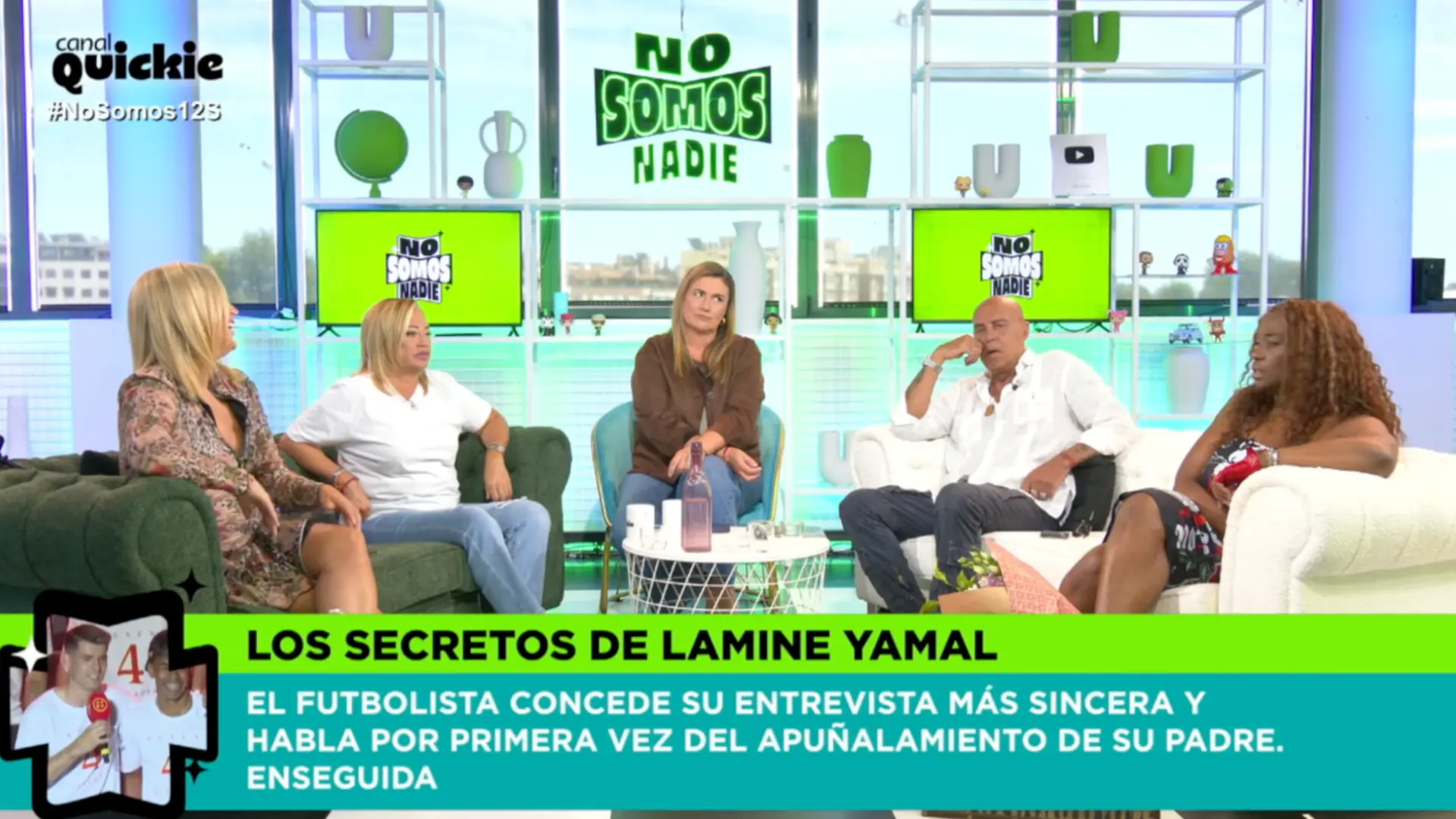Los colaboradores de 'No somos nadie' confiesan sus 'crushes' televisivos