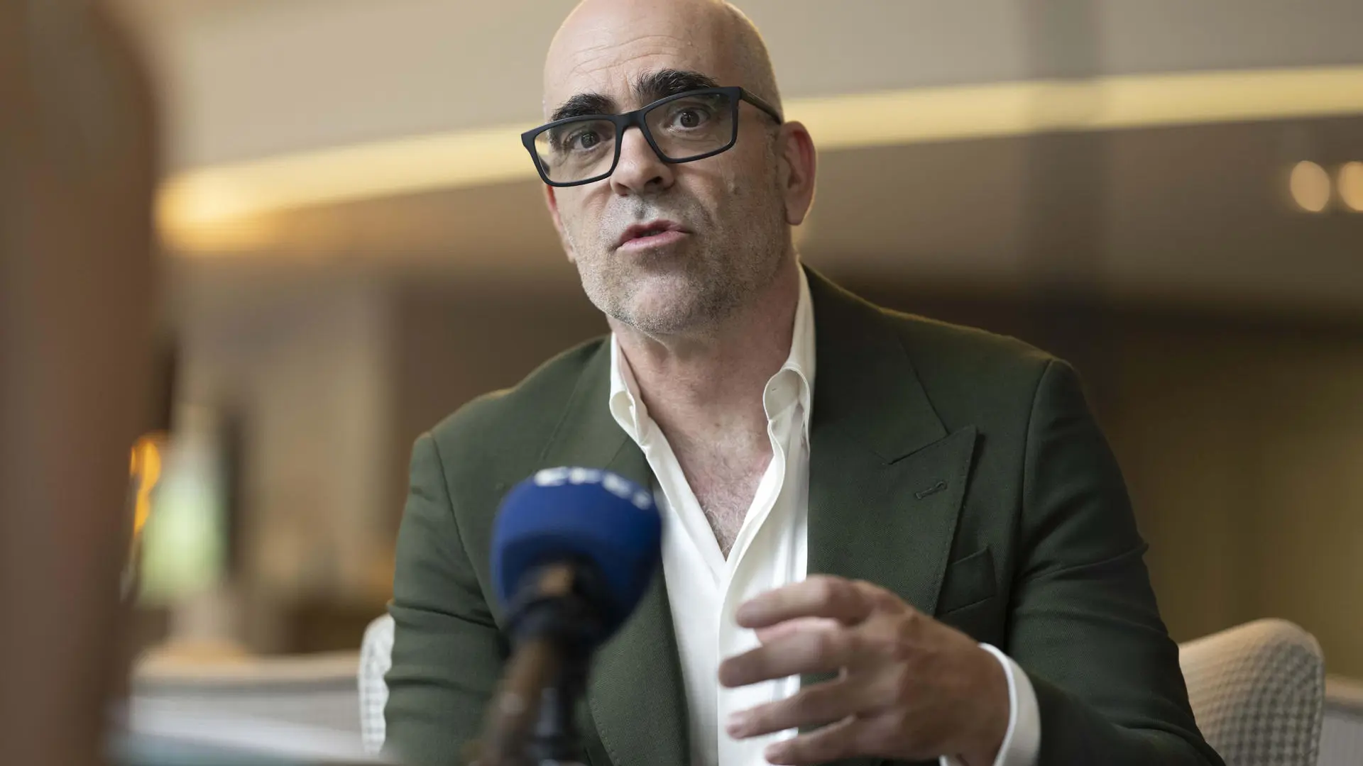 Luis Tosar: "Hay temas con los que no sé si se puede estar en duda, y Gaza es uno de ellos"