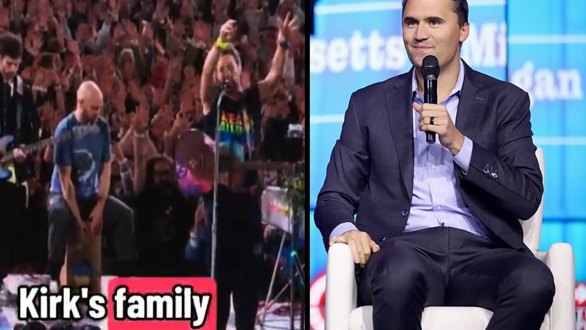 Chris Martin interrumpe un concierto de Coldplay en Londres para mandar "amor" a la familia de Charlie Kirk