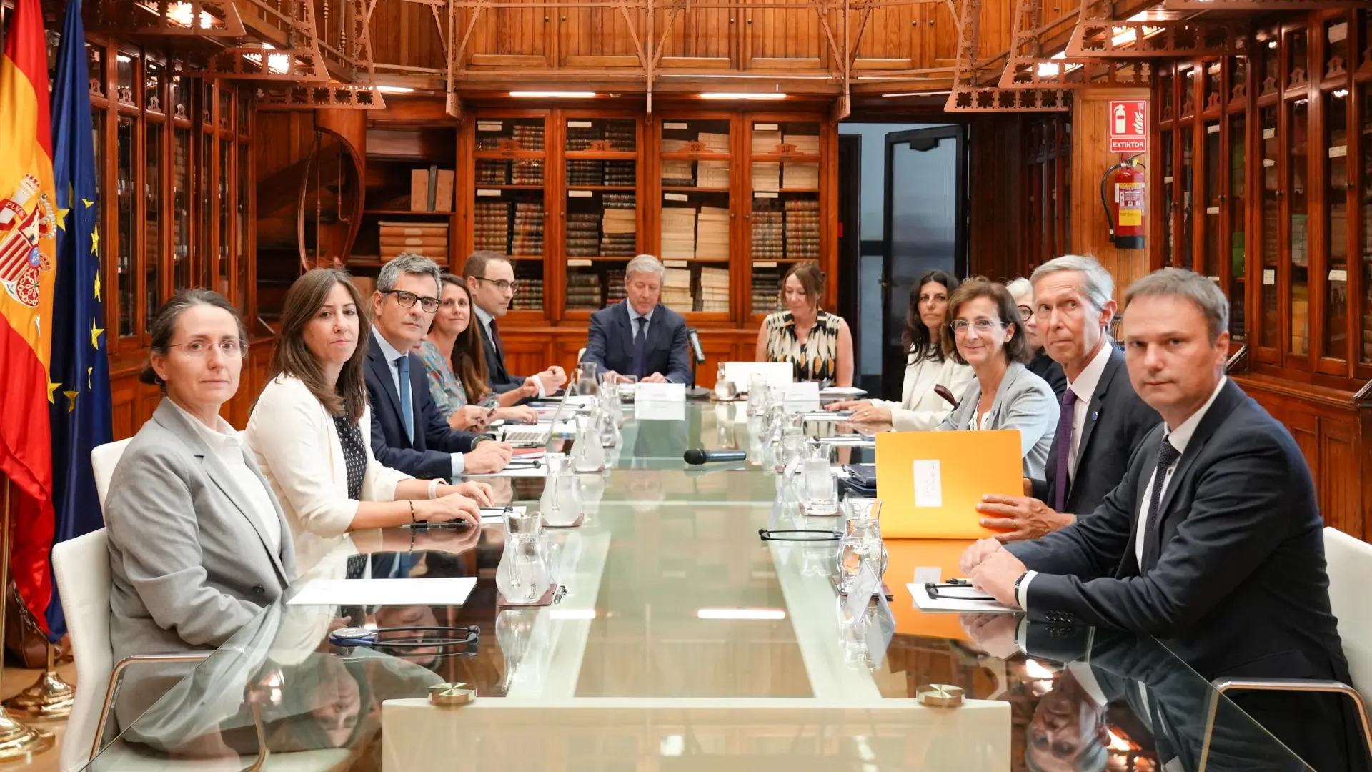 Bolaños critica ante la Comisión de Venecia la reforma propuesta por los conservadores del CGPJ: "Supondría retroceder en democracia"