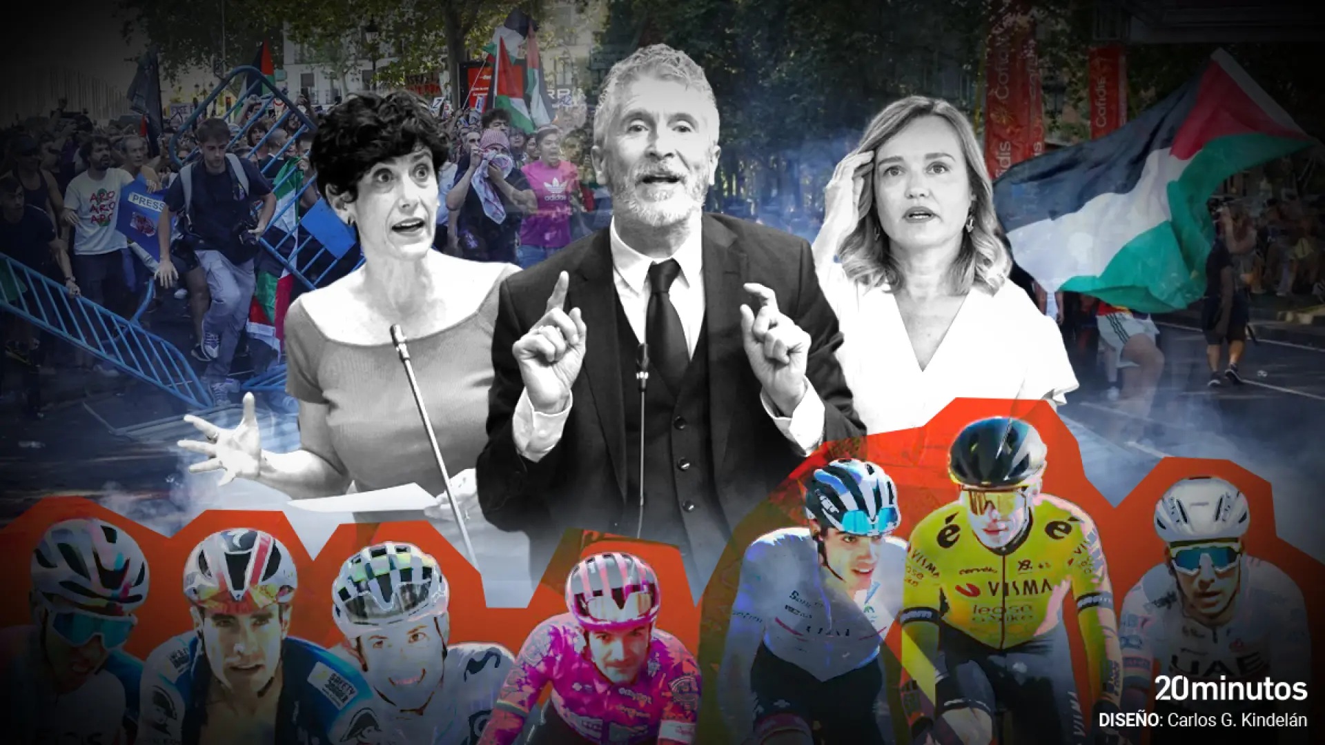 El giro de los ministros del Gobierno: de pedir respeto al "desarrollo deportivo" de la Vuelta a sentir "orgullo" tras el boicot propalestino