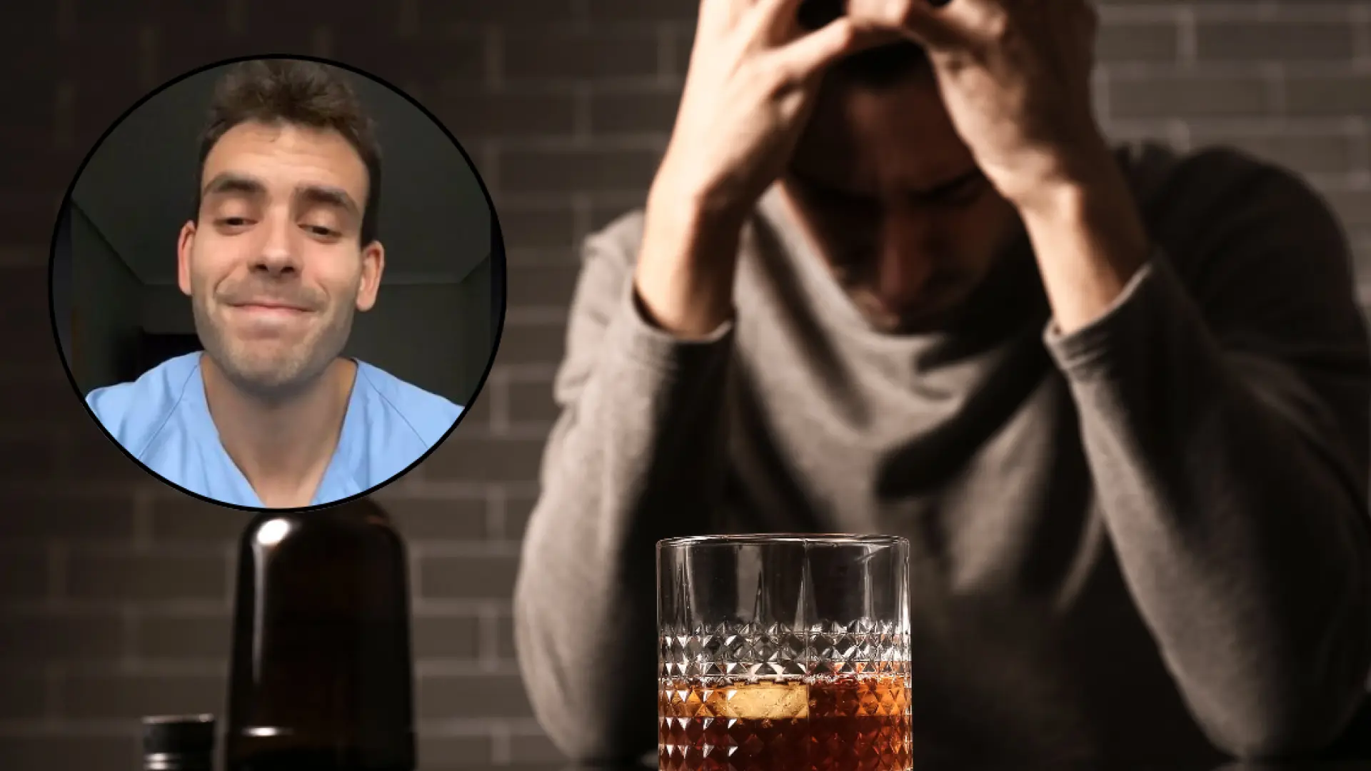 Jorge Ángel, enfermero, sobre por qué te pones triste cuando bebes: "Un bajón impresionante"