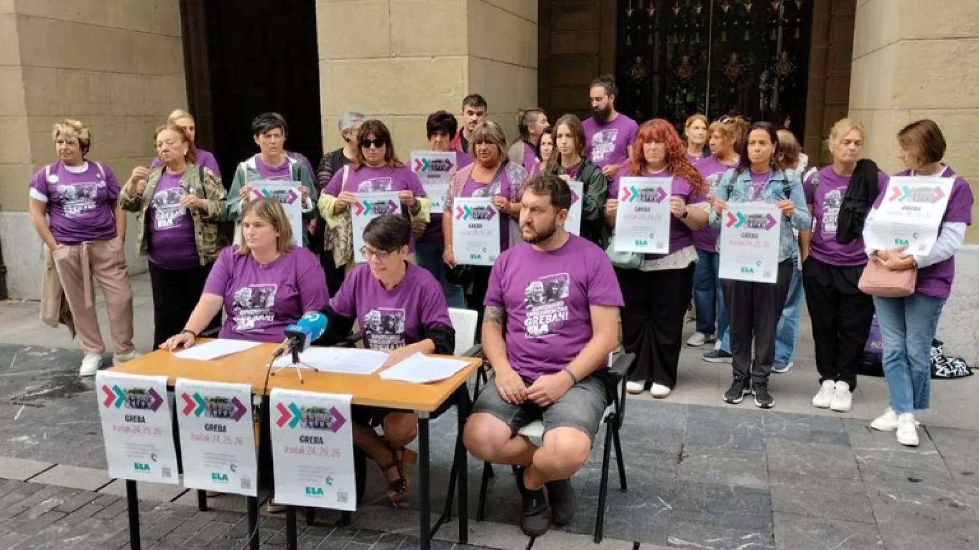 Las trabajadoras de residencias de mayores de Guipúzcoa convocan tres días de huelga