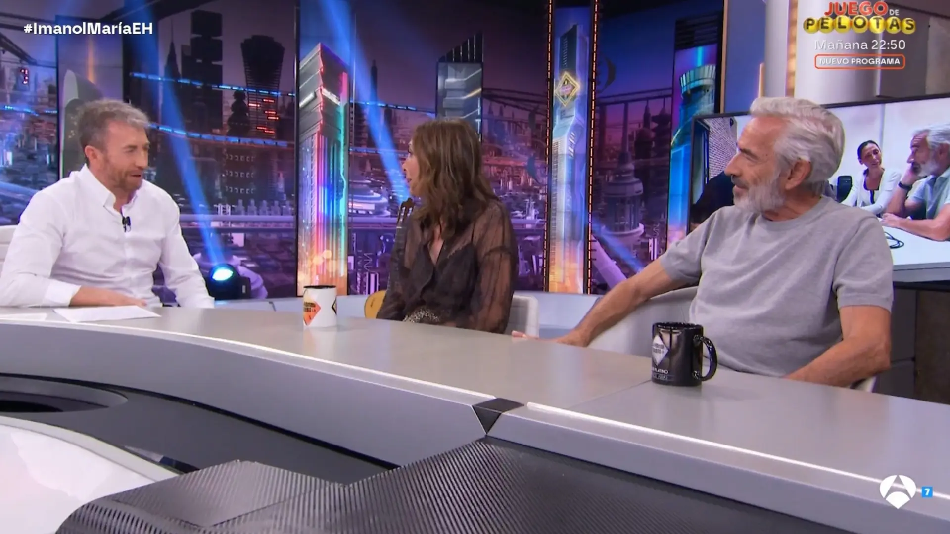 Imanol Arias, María Barranco y Pablo Motos recuerdan a Enrique San Francisco en 'El Hormiguero': "¿Nos estafa desde el más allá?"