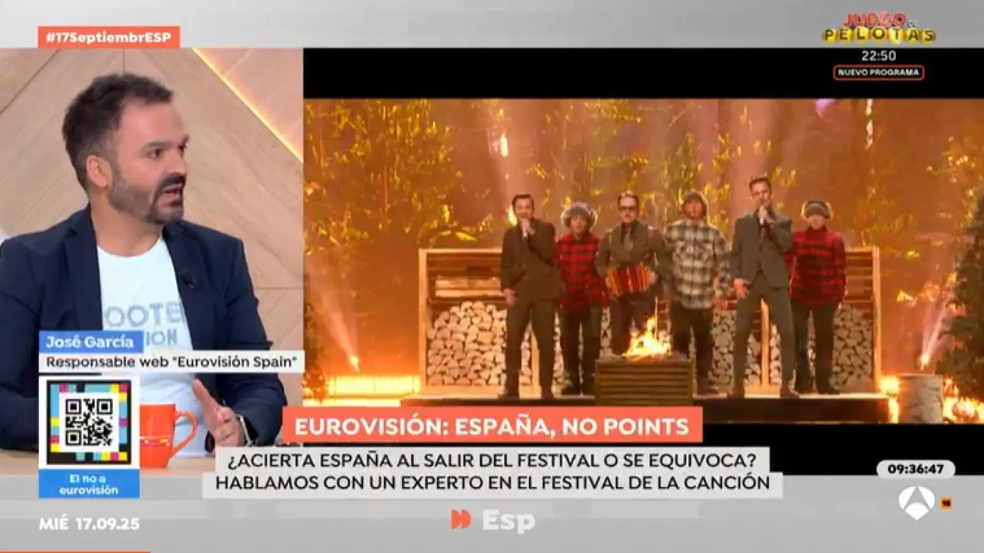 Un experto en Eurovisión, sobre la decisión de España de no participar si lo hace Israel: "Es valiente, oportuno y sin precedentes"