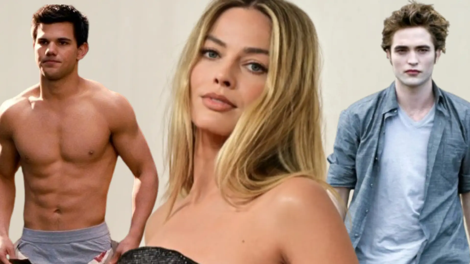 Margot Robbie, sobre su "obsesión" por 'Crepúsculo': la actriz elige entre Edward (Robert Pattinson) y Jacob (Taylor Lautner)