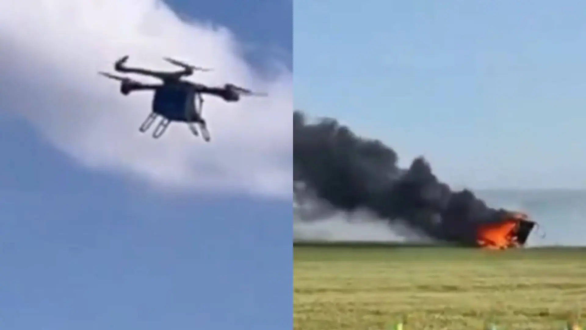 Impresionante choque entre dos aerotaxis en China: los expertos dudan de la madurez de esta tecnología