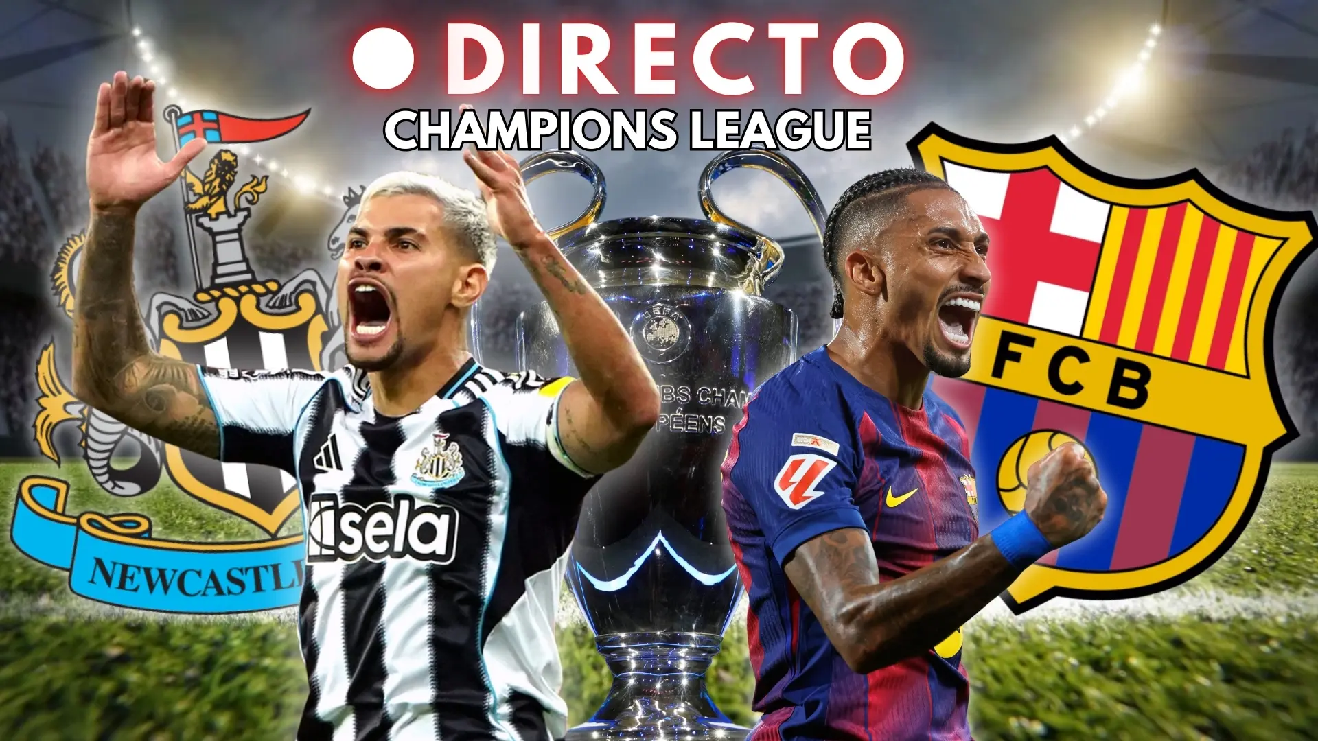 Newcastle - Barça de Champions League, en directo: goles, resultado y última hora de la jornada 1