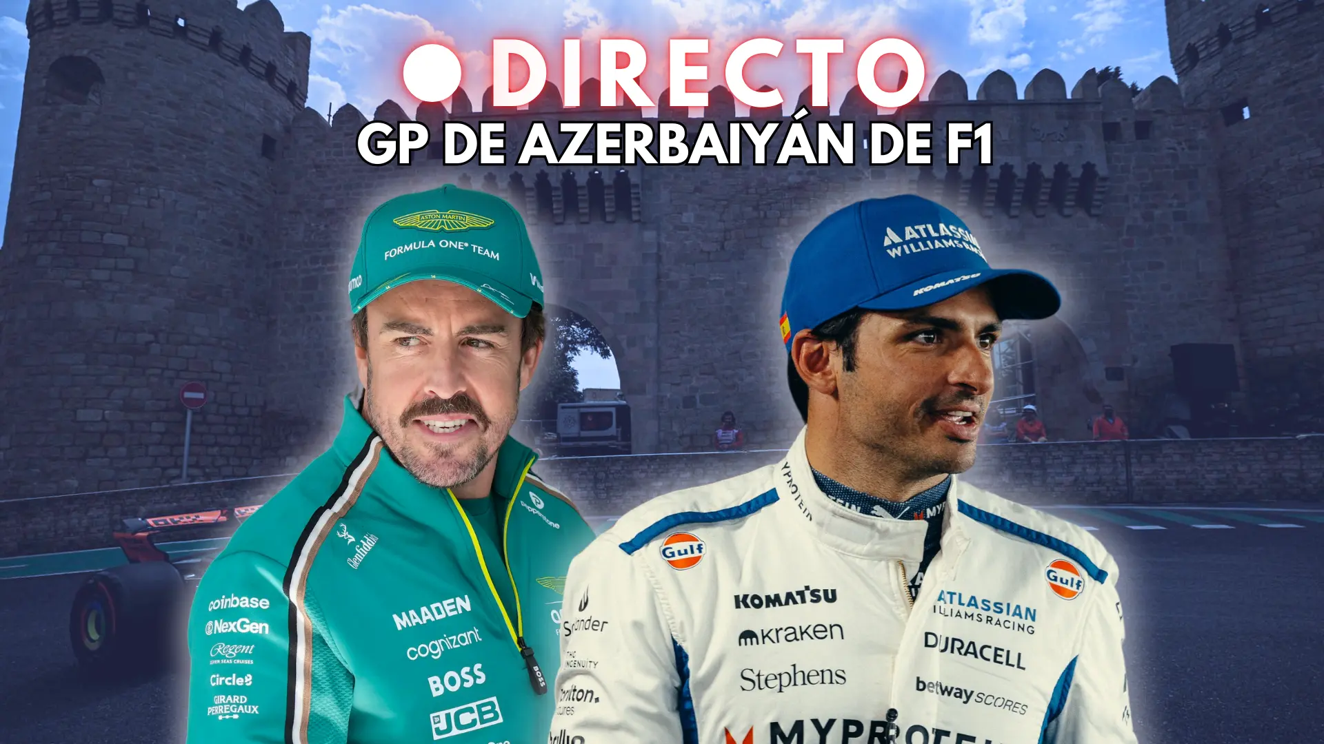 GP de Azerbaiyán de Fórmula 1, en directo: última hora y resultado de la clasificación de Fernando Alonso y Carlos Sainz en Bakú