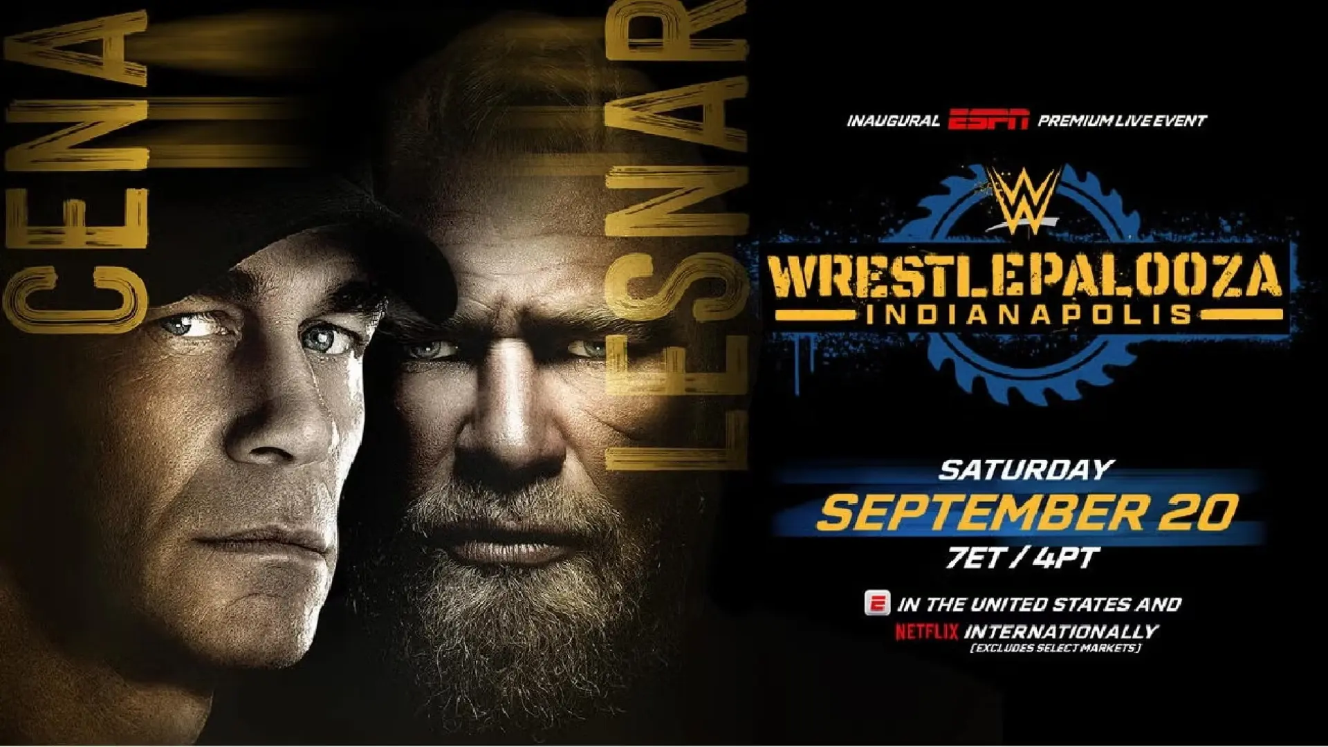 John Cena vs. Brock Lesnar: cartelera, combates, horario y dónde ver WWE Wrestlepalooza en España