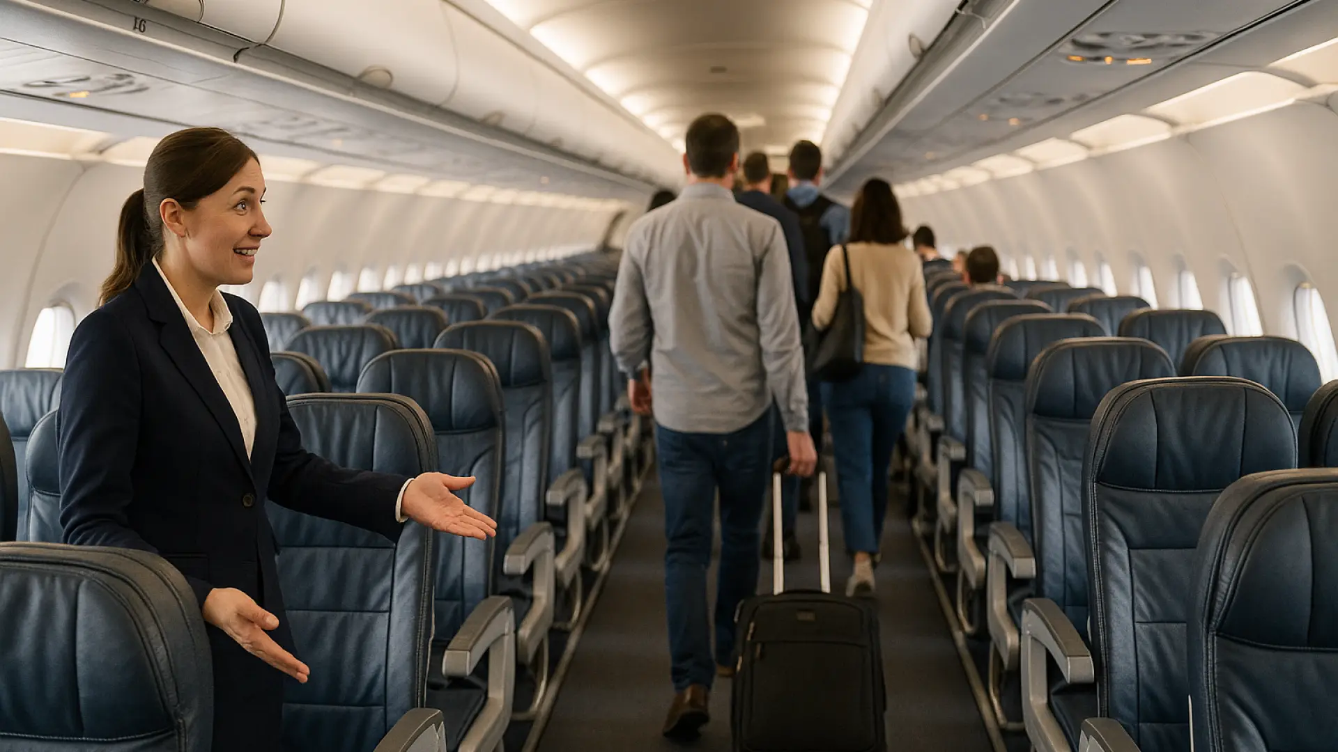 ¿Por qué te pueden cambiar de asiento ‘por estabilidad’ en un avión?