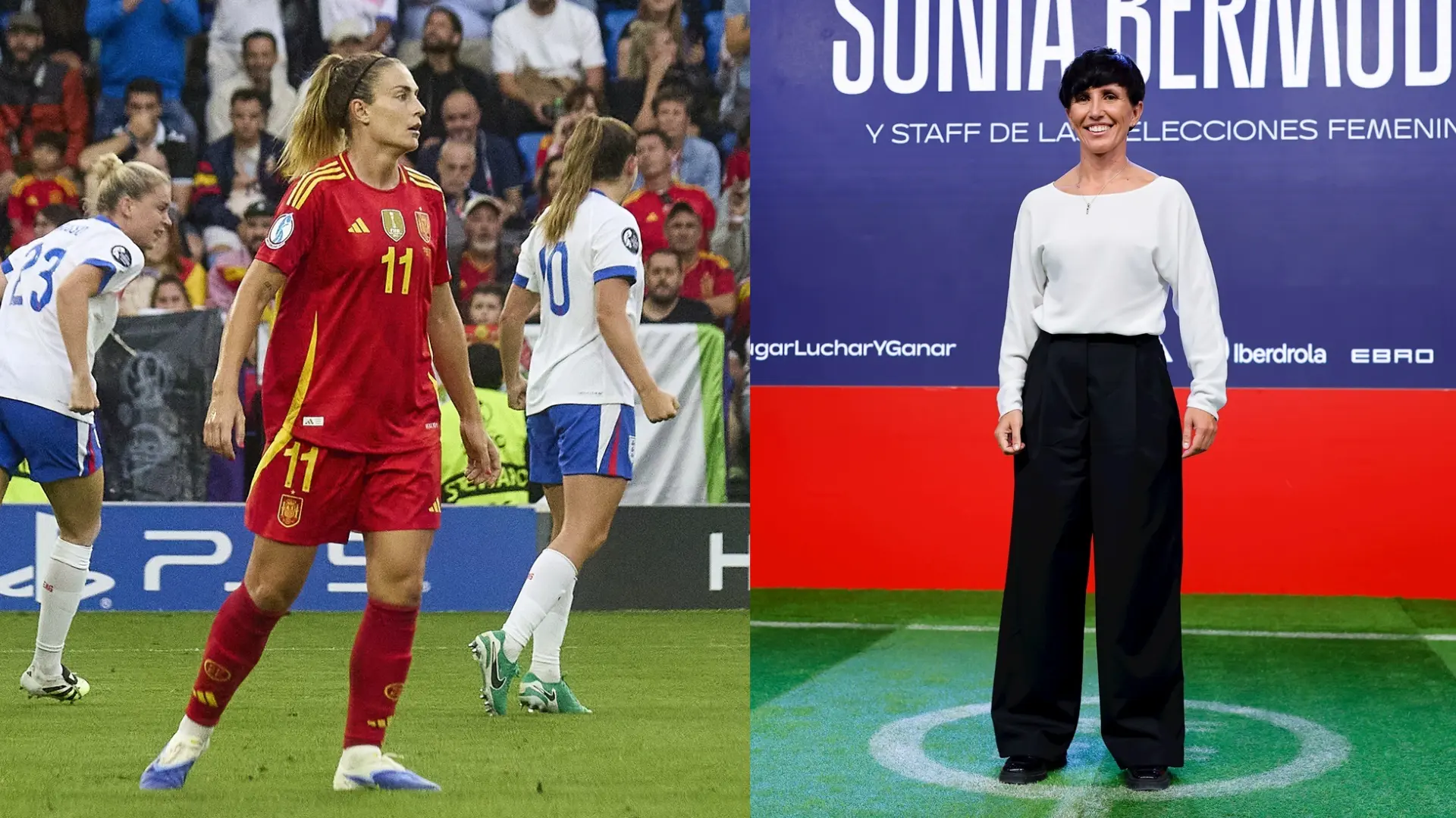 Alexia Putellas, sobre Sonia Bermúdez: "Por suerte ahora tiene la oportunidad de entrenar a la selección. Le deseo lo mejor"