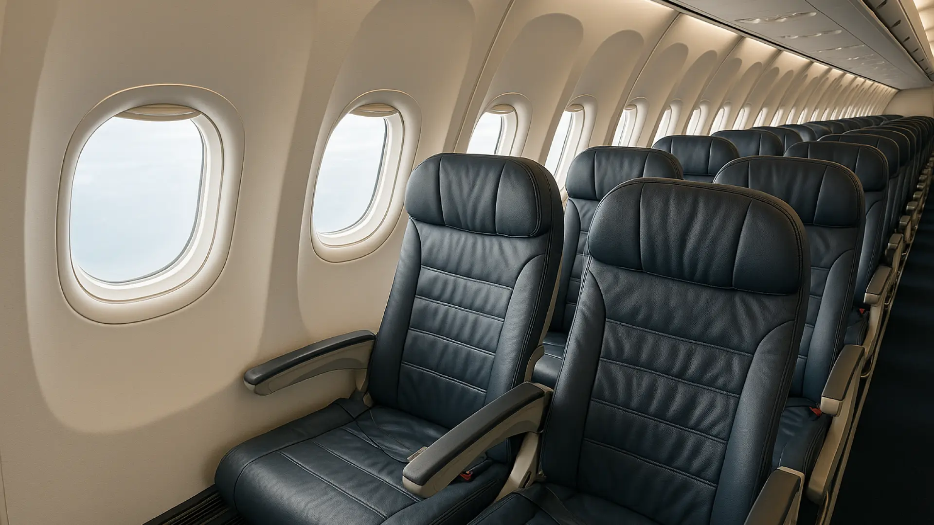 ¿Por qué las ventanas de los aviones son ovaladas o redondeadas?