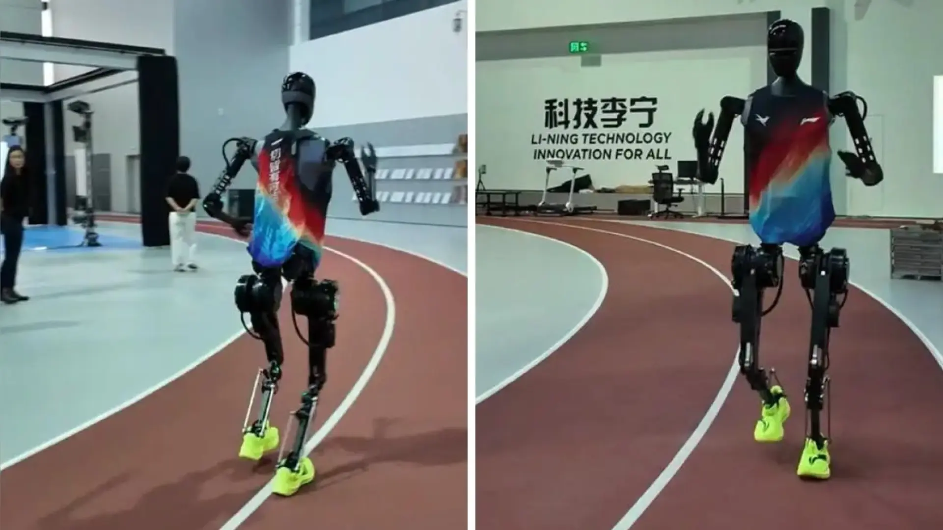Ya tenemos un nuevo uso para los robots humanoides: ser probadores oficiales de zapatillas