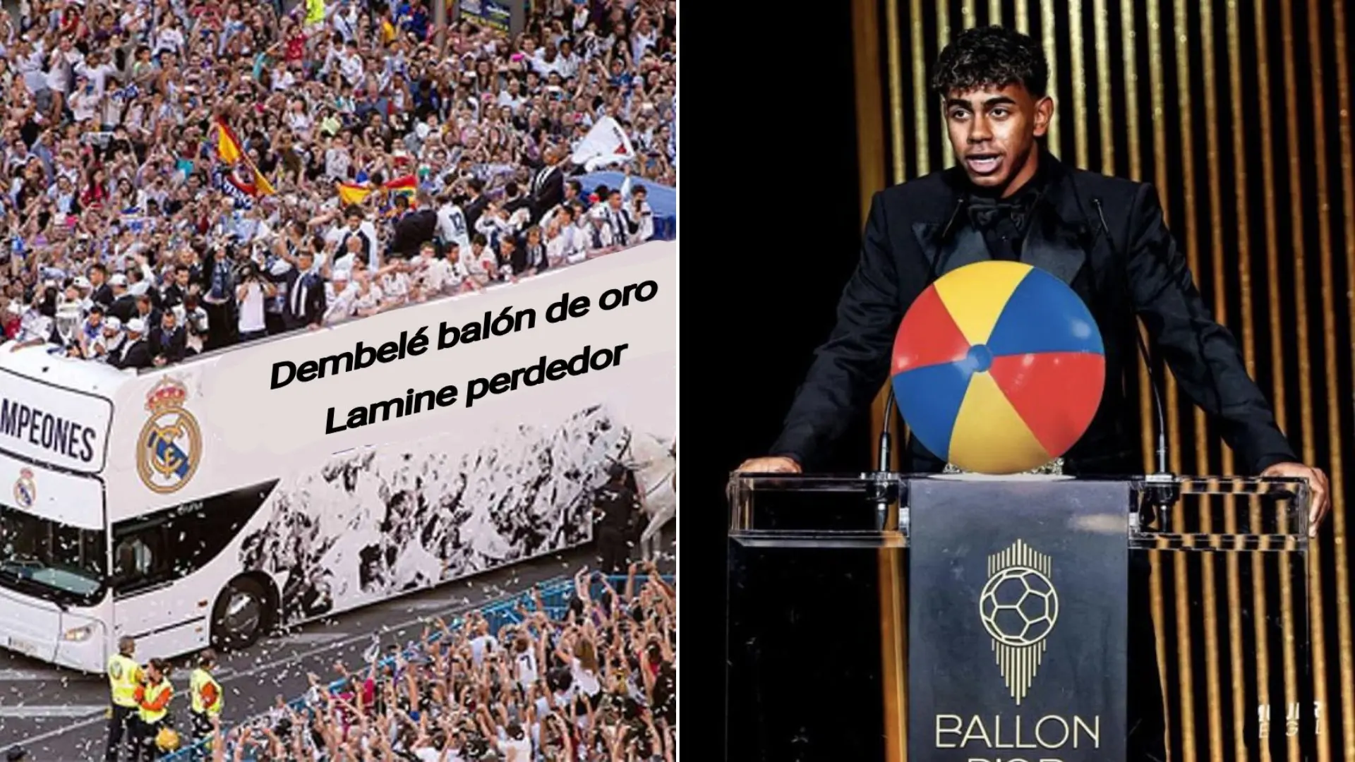 Los memes del Balón de Oro 2025: el Balón de Playa a Lamine Yamal, el 'homenaje' de Vini a Rodri Hernández, la reacción de Raphinha...